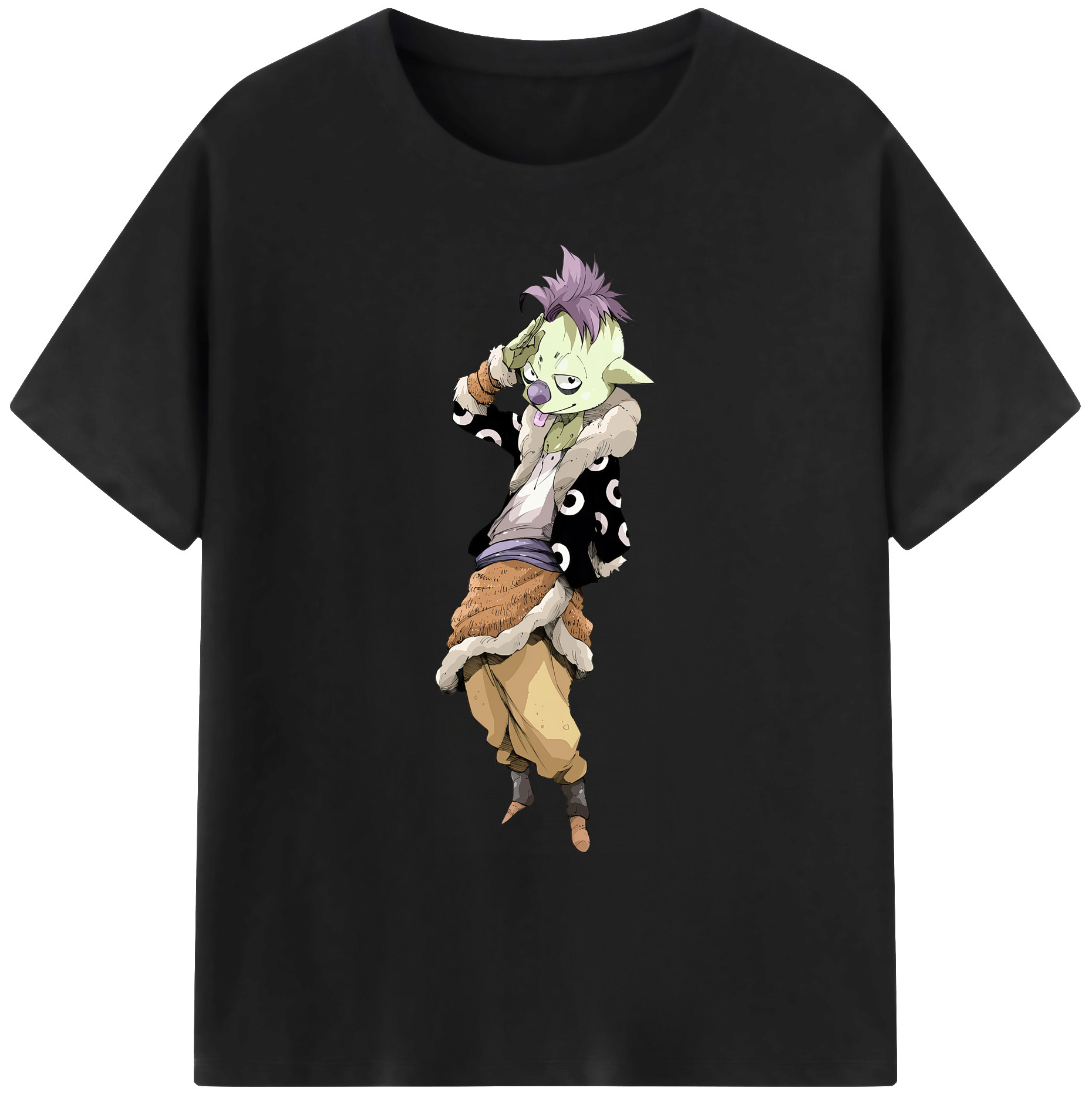 （画像用） 転スラ Regarding Reincarnated to Slime 綿100％ メンズ半袖Tシャツ｜肌触りやわらか＆通気性