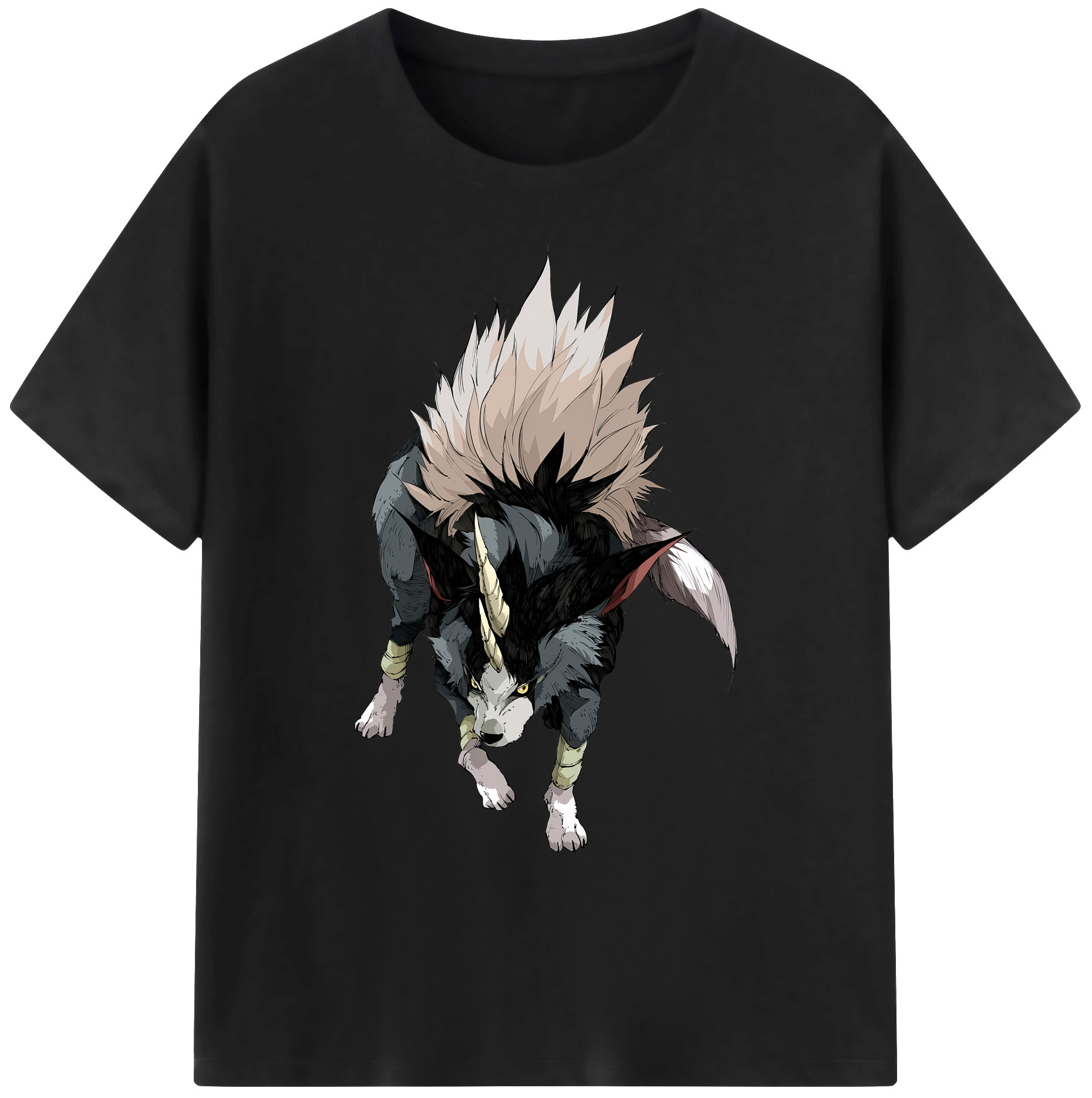 （画像用） 転スラ Regarding Reincarnated to Slime 綿100％ メンズ半袖Tシャツ｜肌触りやわらか＆通気性
