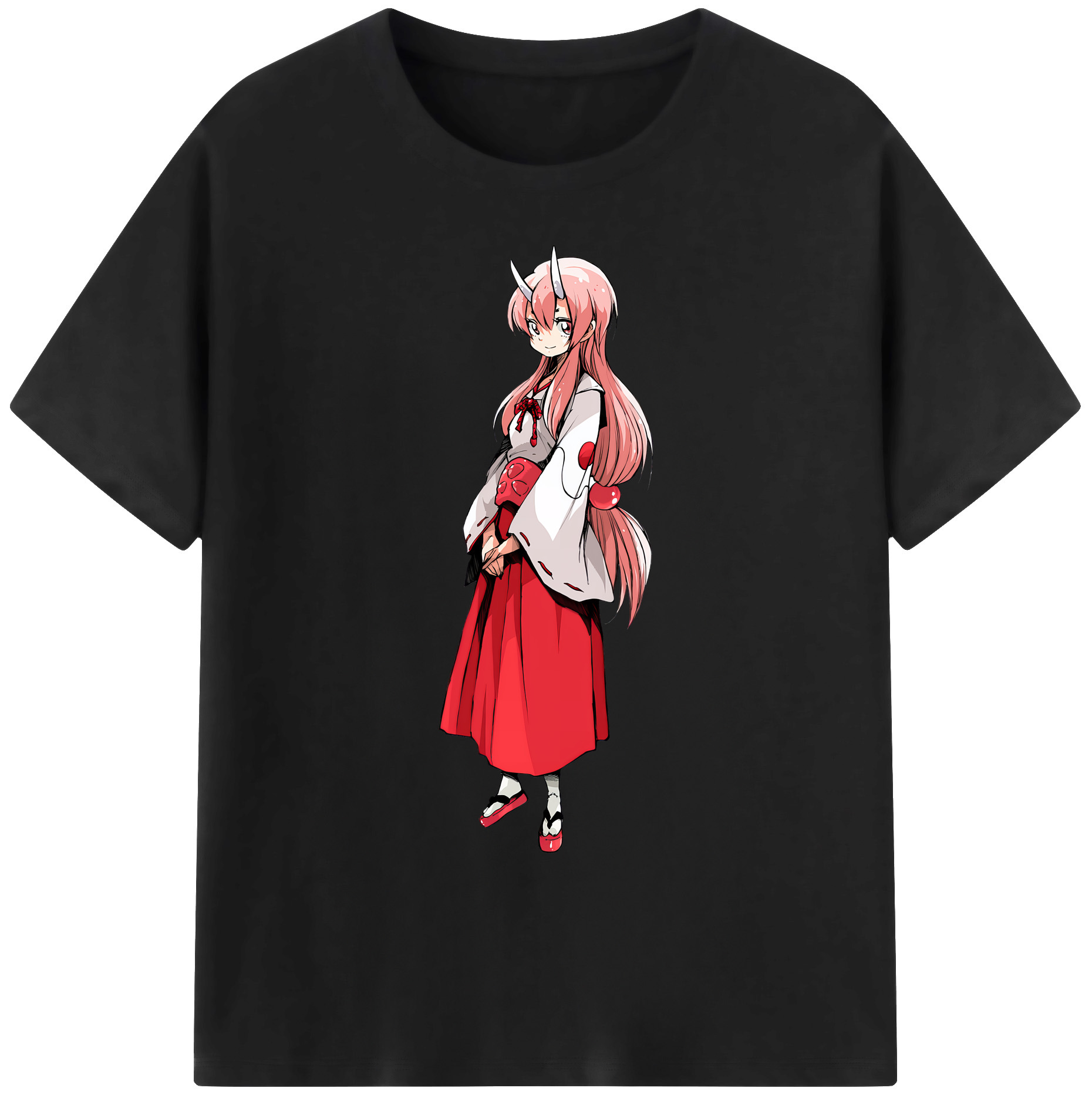 （画像用） 転スラ Regarding Reincarnated to Slime 綿100％ メンズ半袖Tシャツ｜肌触りやわらか＆通気性
