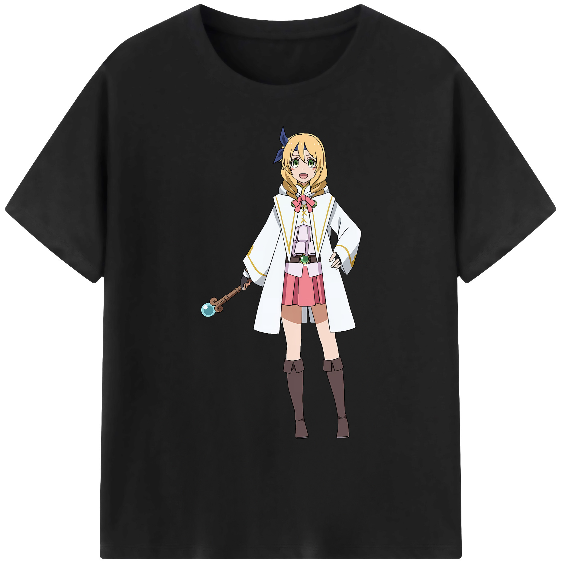 （画像用） 転スラ Regarding Reincarnated to Slime 綿100％ メンズ半袖Tシャツ｜肌触りやわらか＆通気性