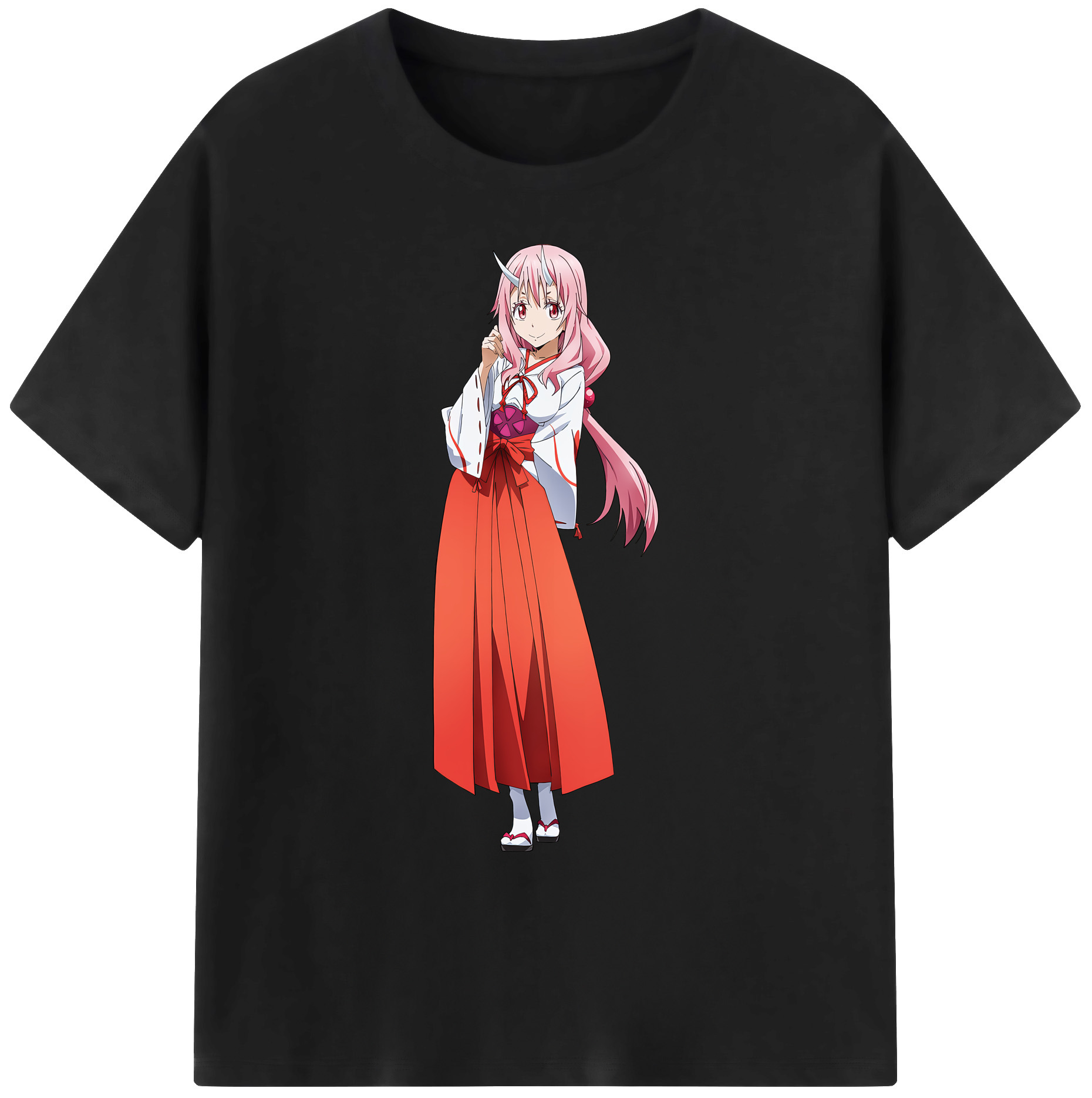 （画像用） 転スラ Regarding Reincarnated to Slime 綿100％ メンズ半袖Tシャツ｜肌触りやわらか＆通気性