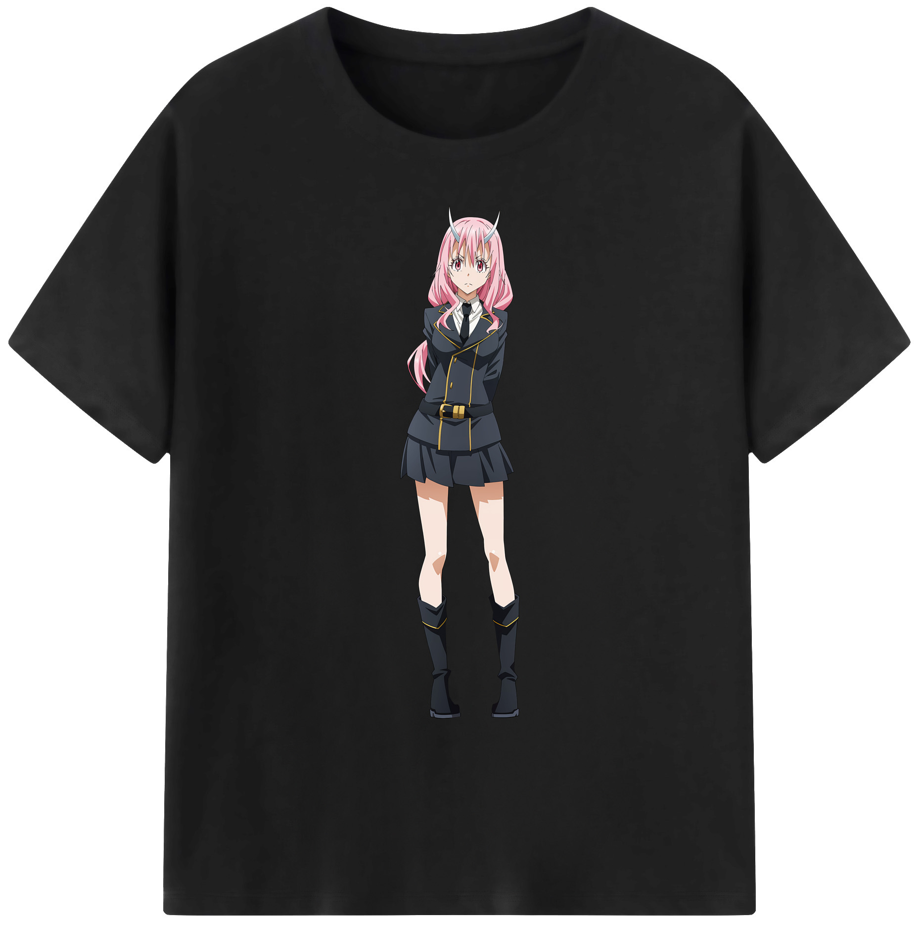 （画像用） 転スラ Regarding Reincarnated to Slime 綿100％ メンズ半袖Tシャツ｜肌触りやわらか＆通気性