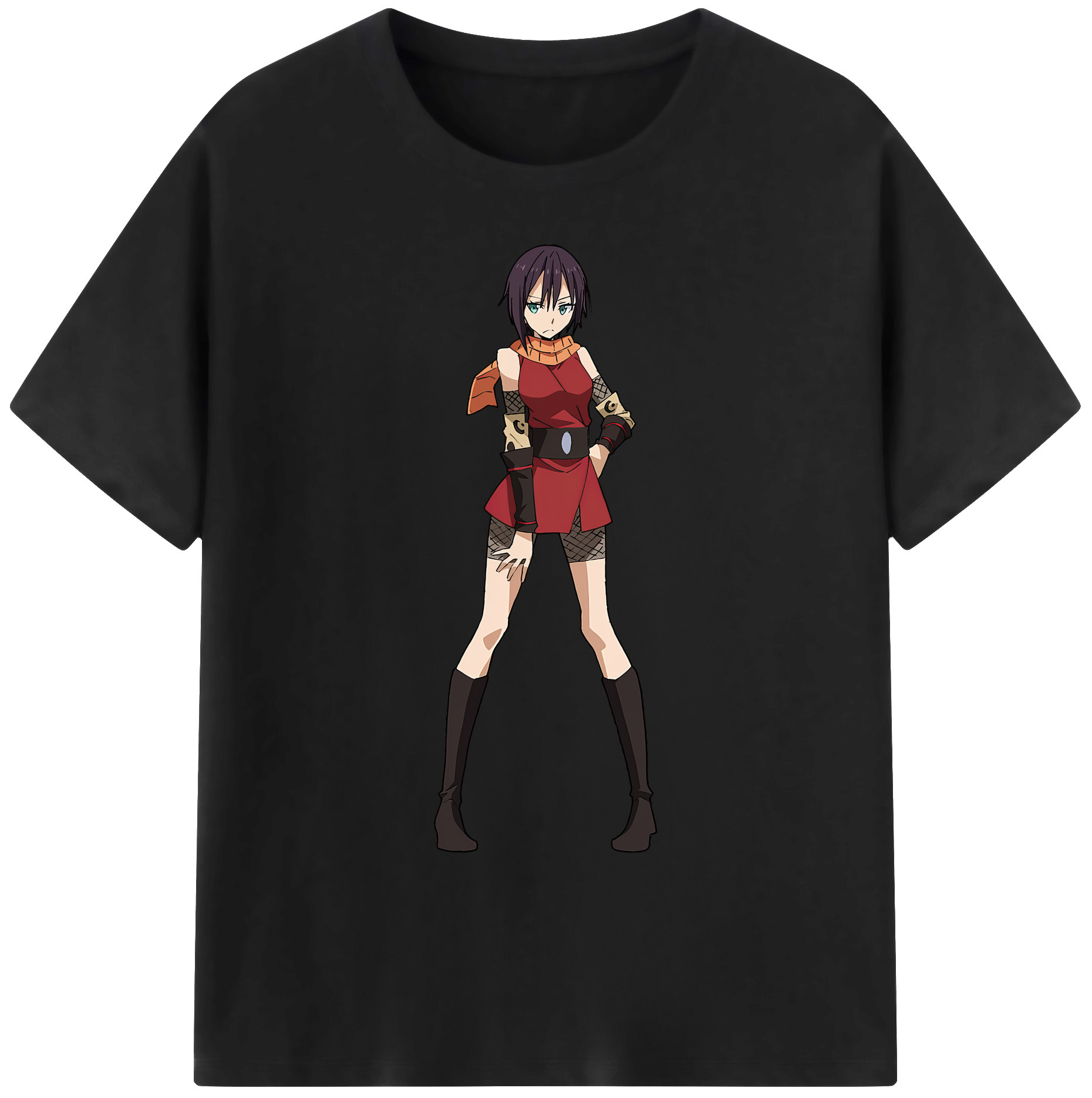 （画像用） 転スラ Regarding Reincarnated to Slime 綿100％ メンズ半袖Tシャツ｜肌触りやわらか＆通気性