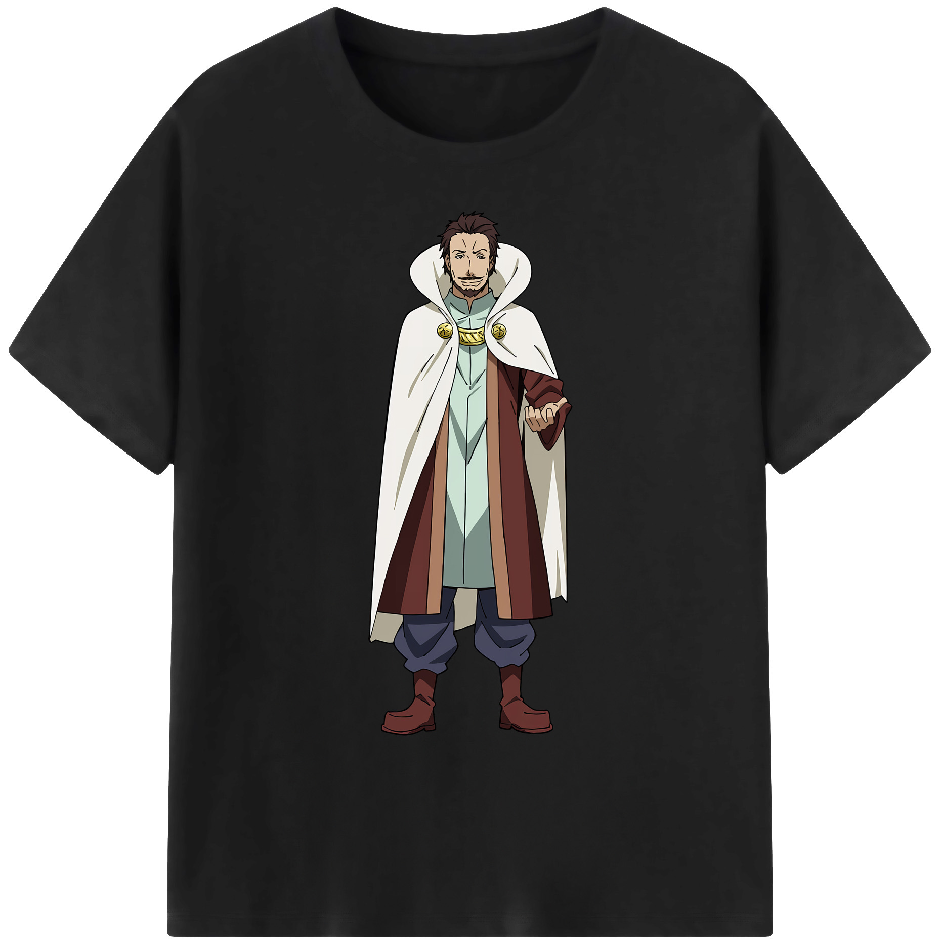 （画像用） 転スラ Regarding Reincarnated to Slime 綿100％ メンズ半袖Tシャツ｜肌触りやわらか＆通気性