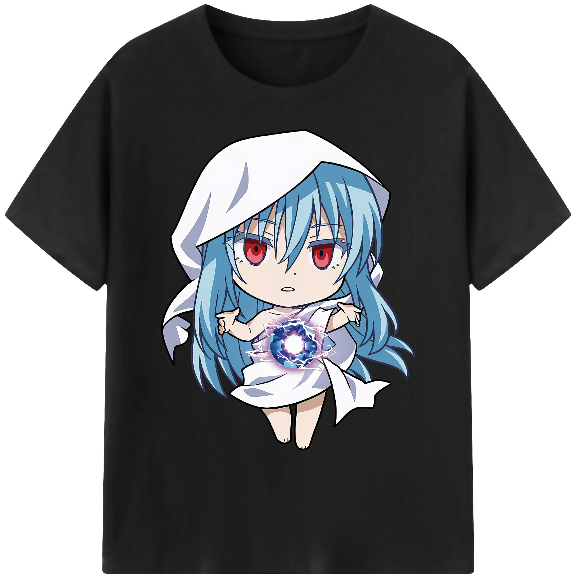 （画像用） 転スラ Regarding Reincarnated to Slime 綿100％ メンズ半袖Tシャツ｜肌触りやわらか＆通気性