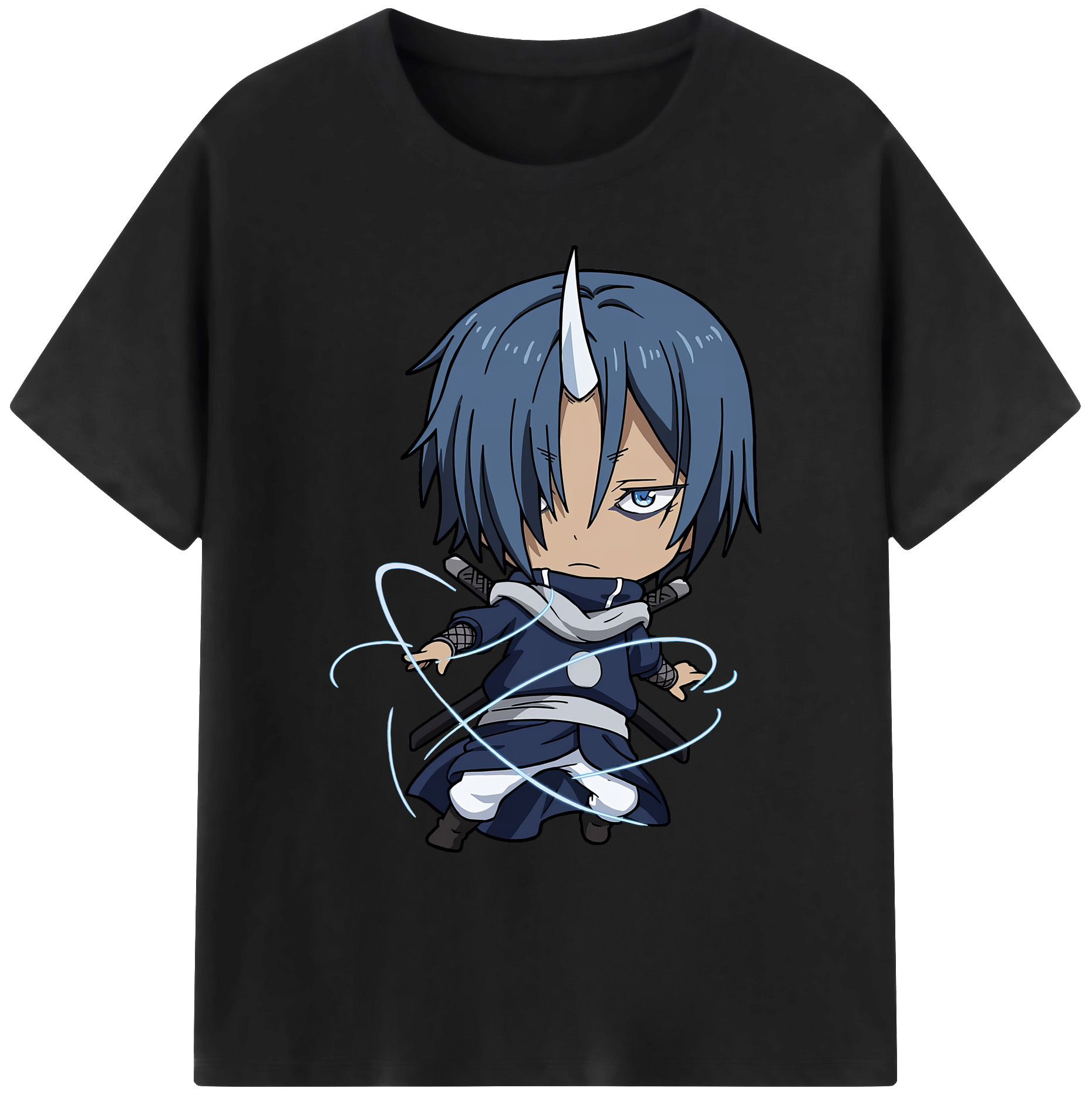 （画像用） 転スラ Regarding Reincarnated to Slime 綿100％ メンズ半袖Tシャツ｜肌触りやわらか＆通気性