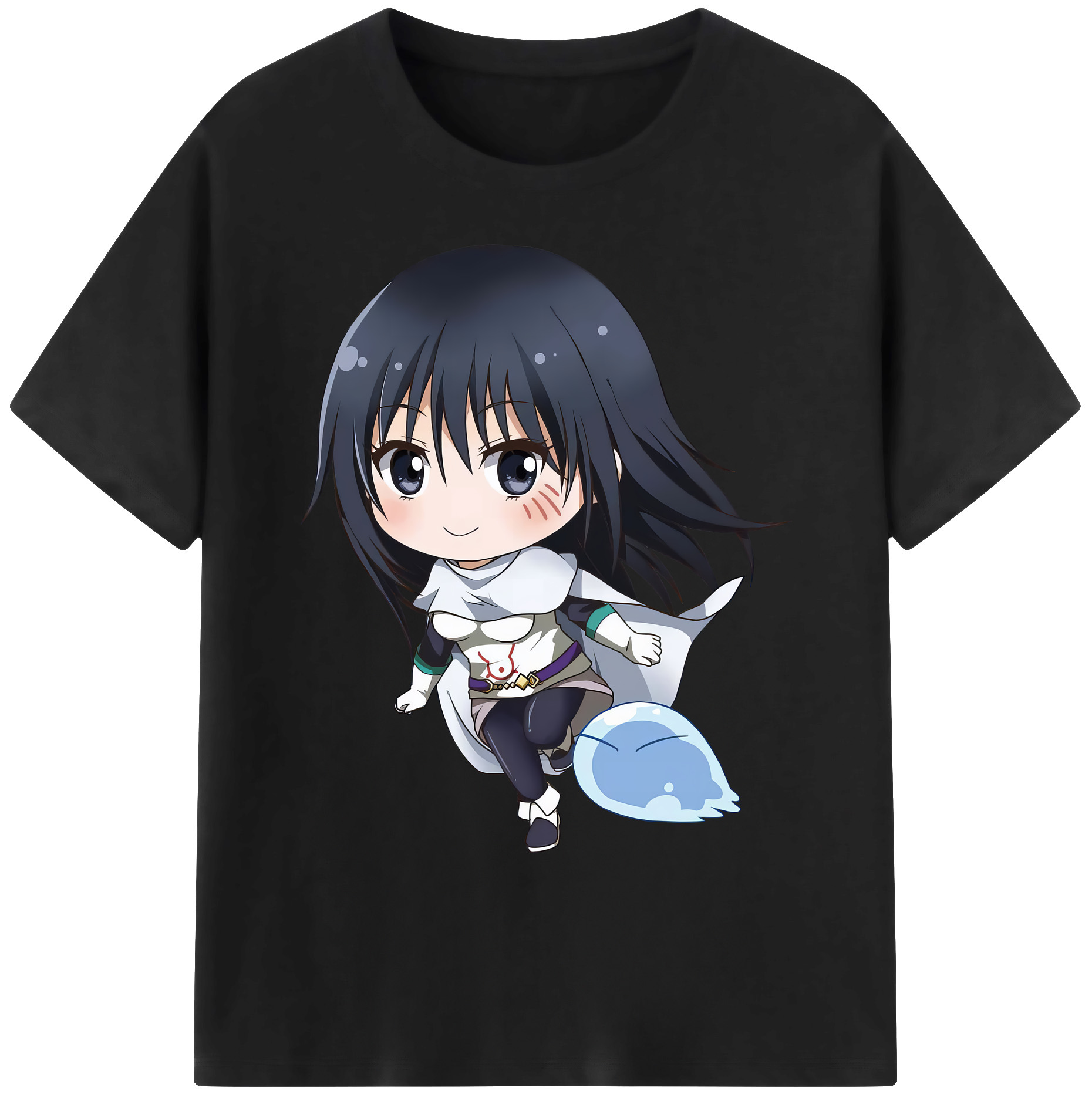（画像用） 転スラ Regarding Reincarnated to Slime 綿100％ メンズ半袖Tシャツ｜肌触りやわらか＆通気性