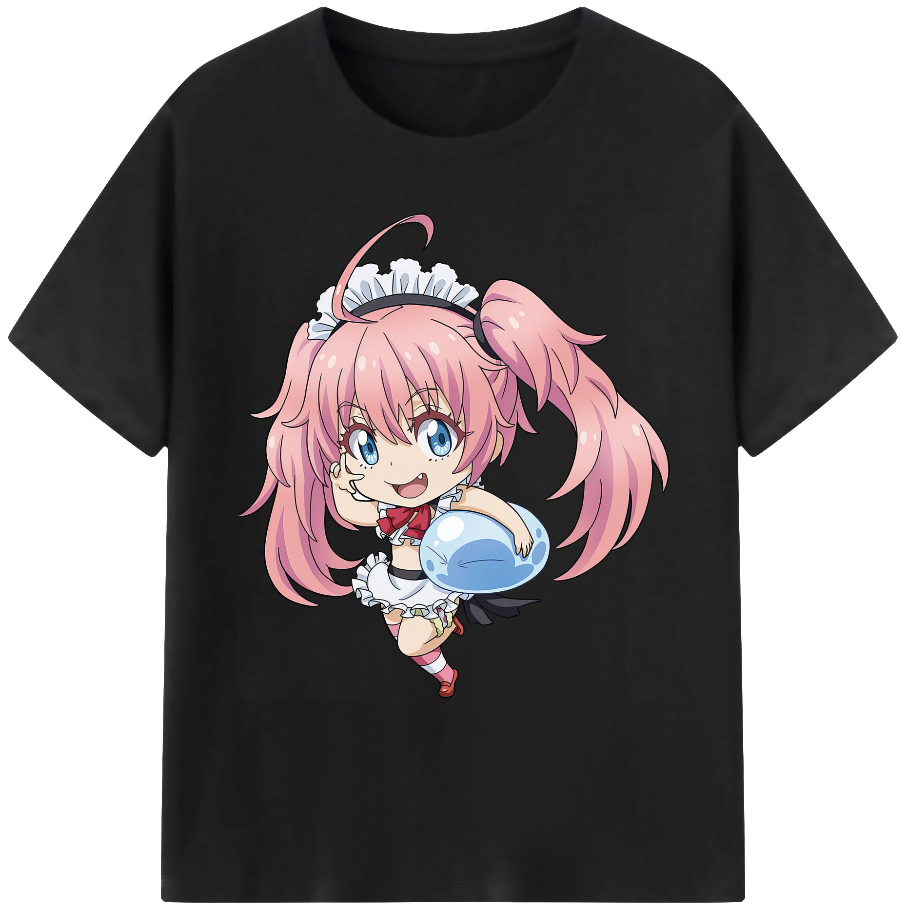 （画像用） 転スラ Regarding Reincarnated to Slime 綿100％ メンズ半袖Tシャツ｜肌触りやわらか＆通気性
