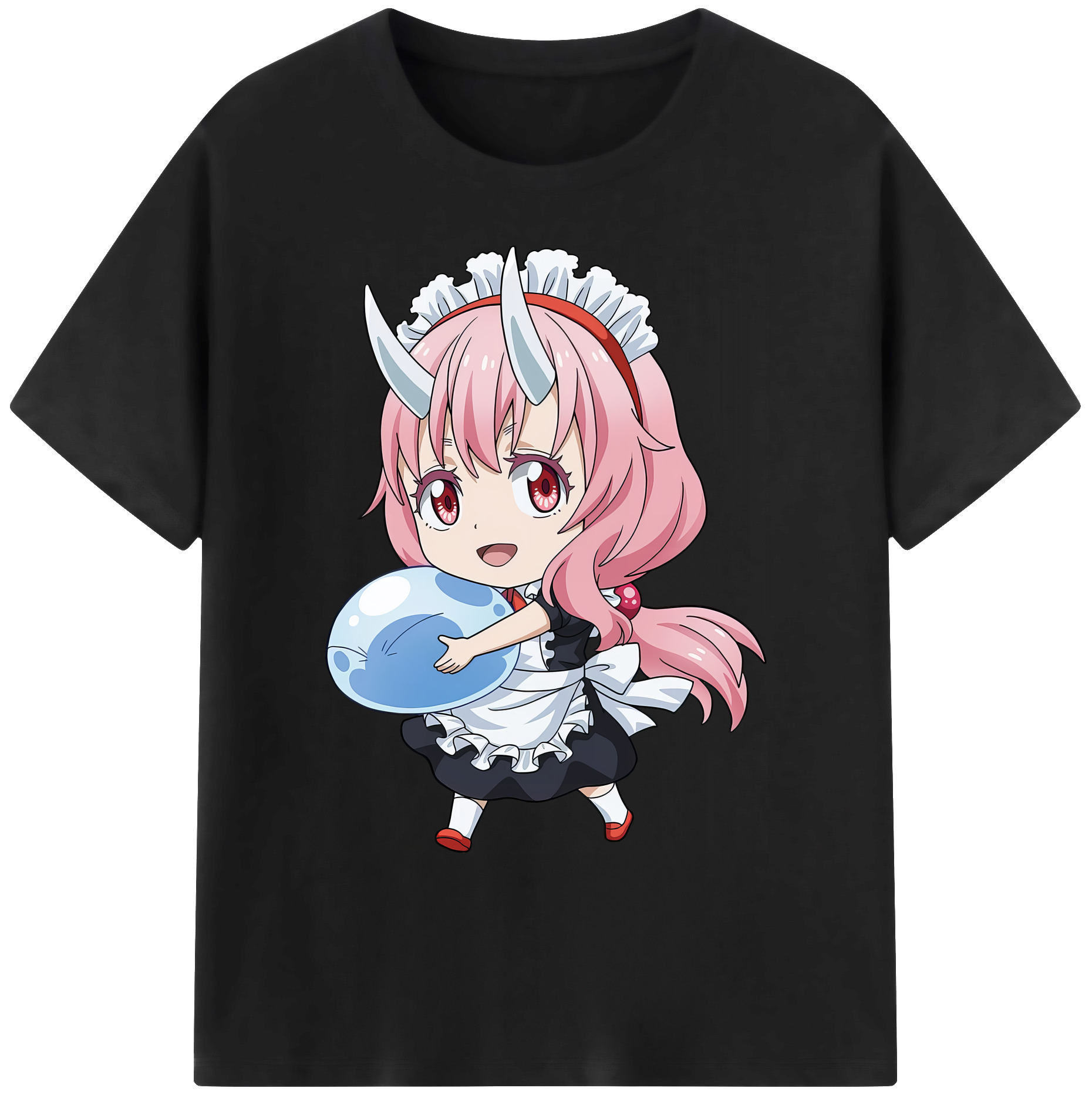 （画像用） 転スラ Regarding Reincarnated to Slime 綿100％ メンズ半袖Tシャツ｜肌触りやわらか＆通気性