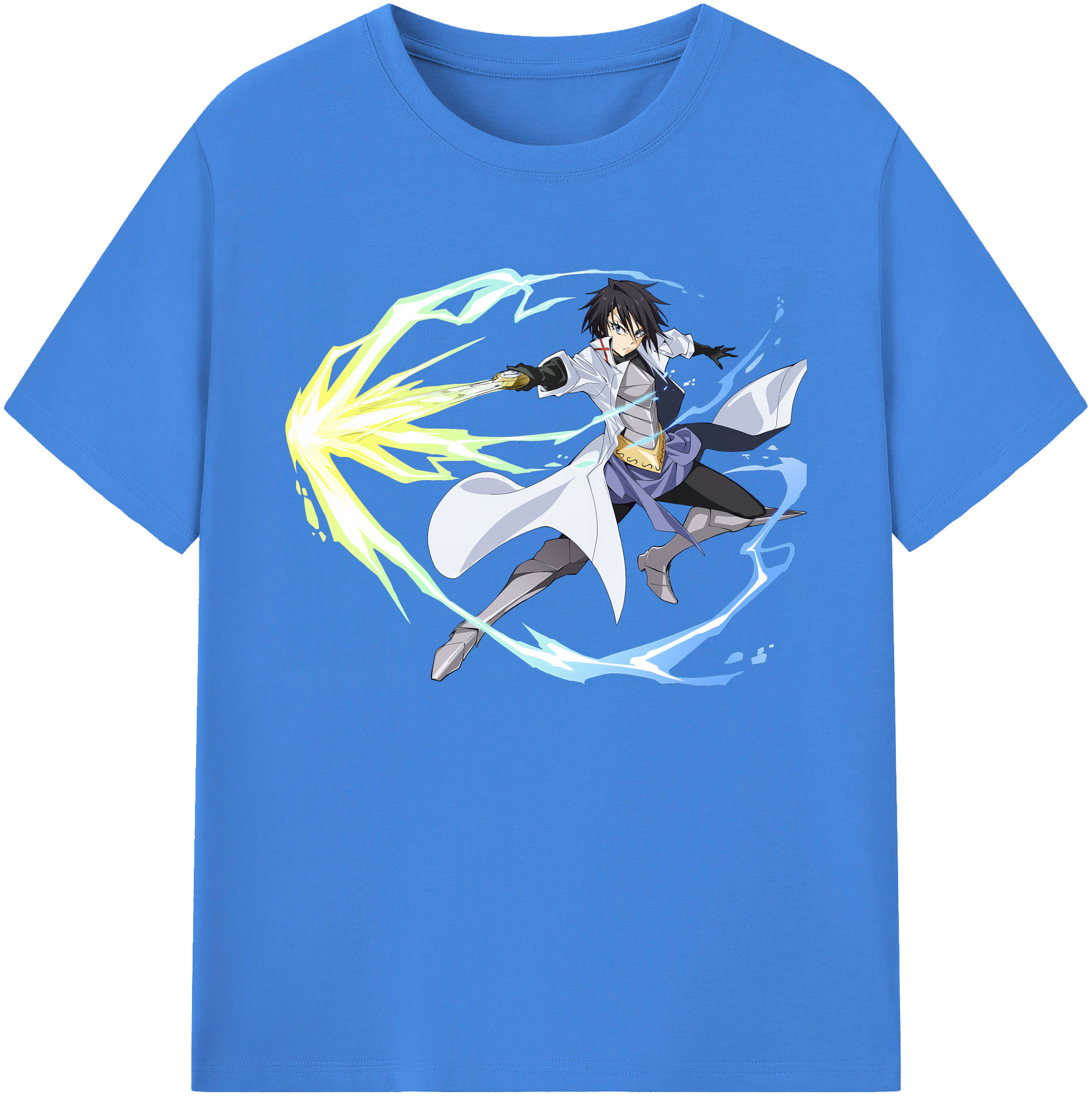 （画像用） 転スラ Regarding Reincarnated to Slime 綿100％ メンズ半袖Tシャツ｜肌触りやわらか＆通気性