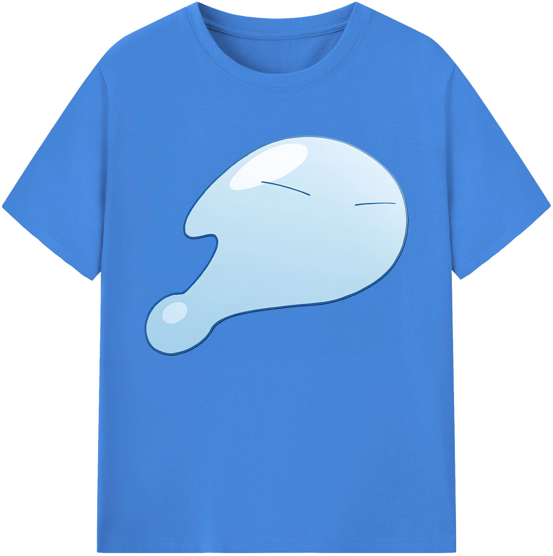 （画像用） 転スラ Regarding Reincarnated to Slime 綿100％ メンズ半袖Tシャツ｜肌触りやわらか＆通気性