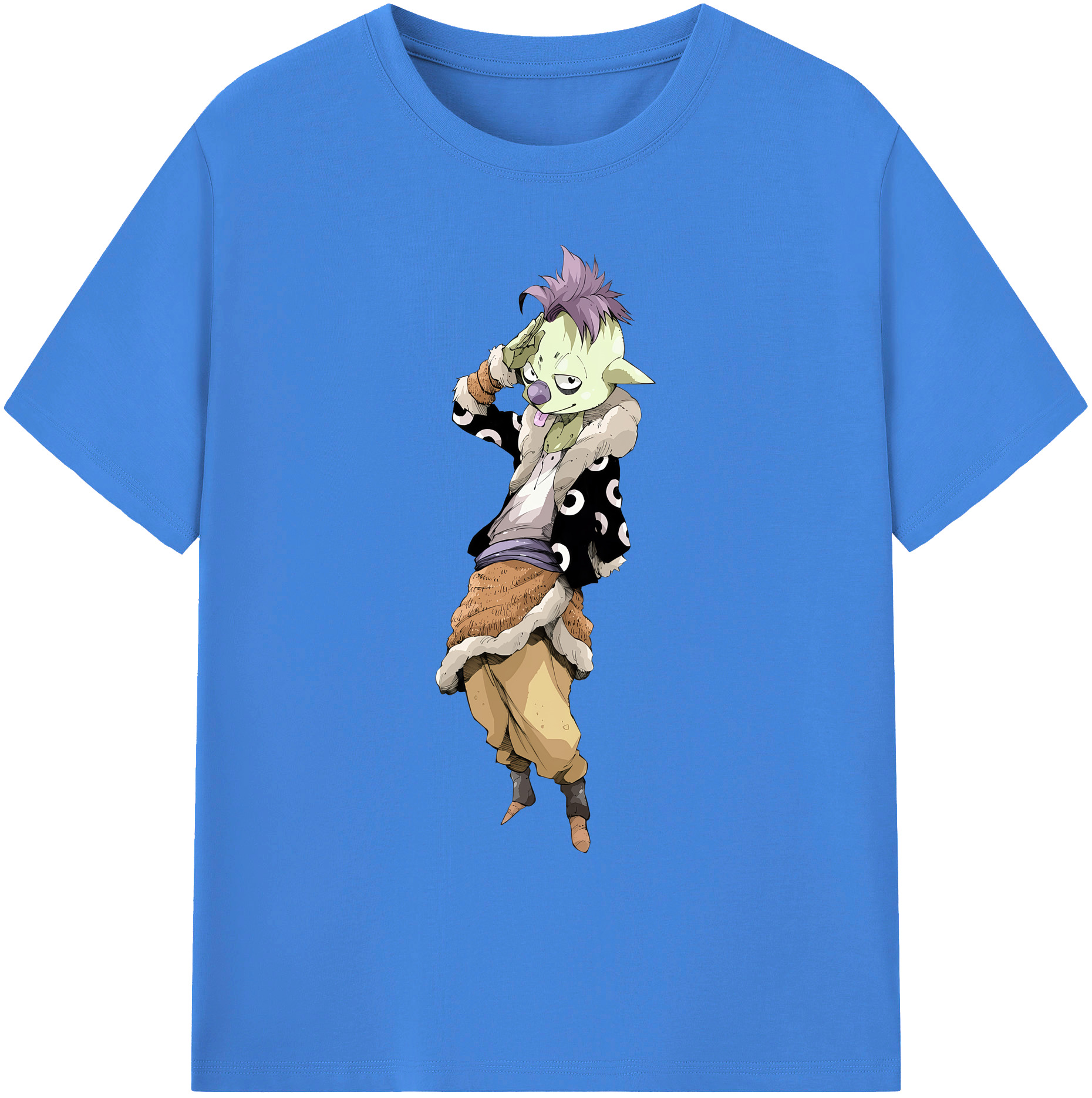 （画像用） 転スラ Regarding Reincarnated to Slime 綿100％ メンズ半袖Tシャツ｜肌触りやわらか＆通気性