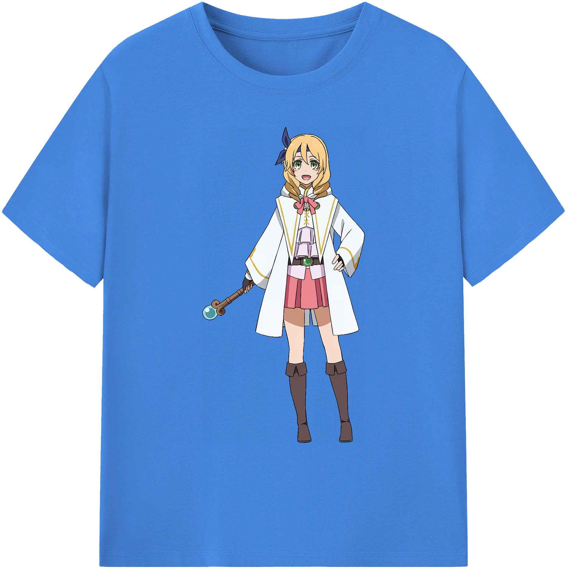 （画像用） 転スラ Regarding Reincarnated to Slime 綿100％ メンズ半袖Tシャツ｜肌触りやわらか＆通気性