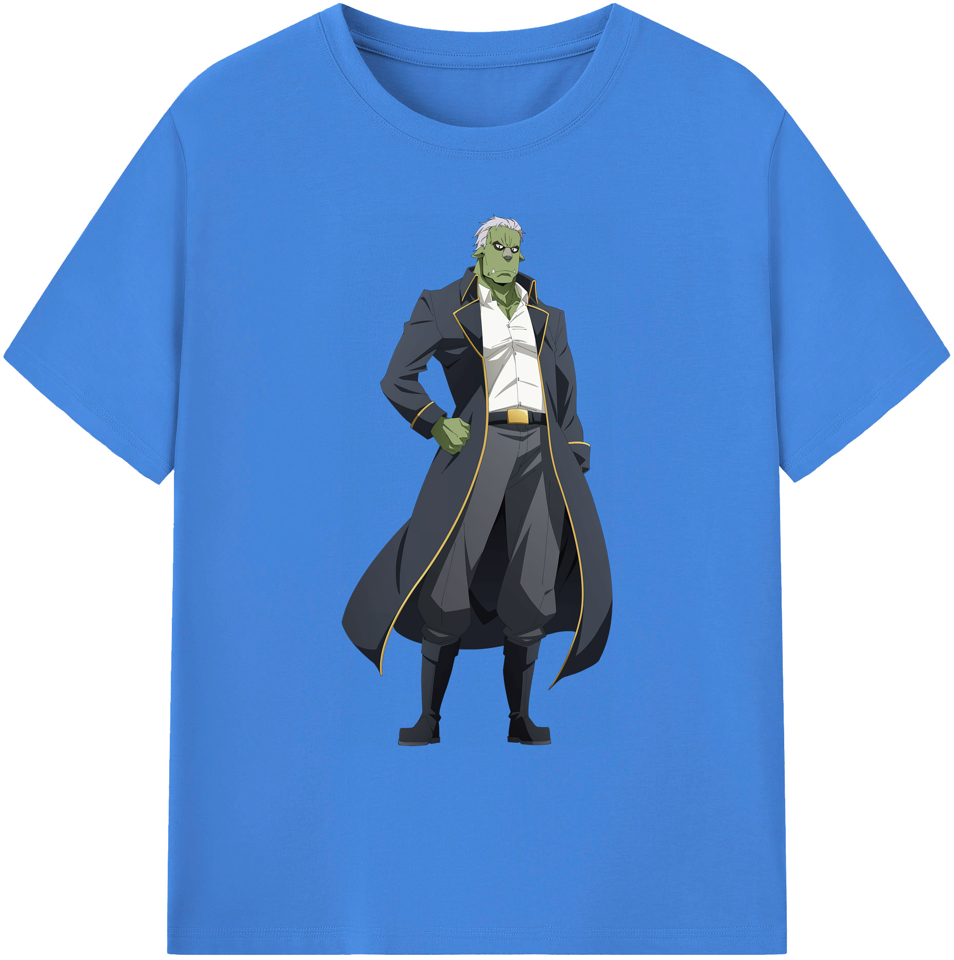 （画像用） 転スラ Regarding Reincarnated to Slime 綿100％ メンズ半袖Tシャツ｜肌触りやわらか＆通気性