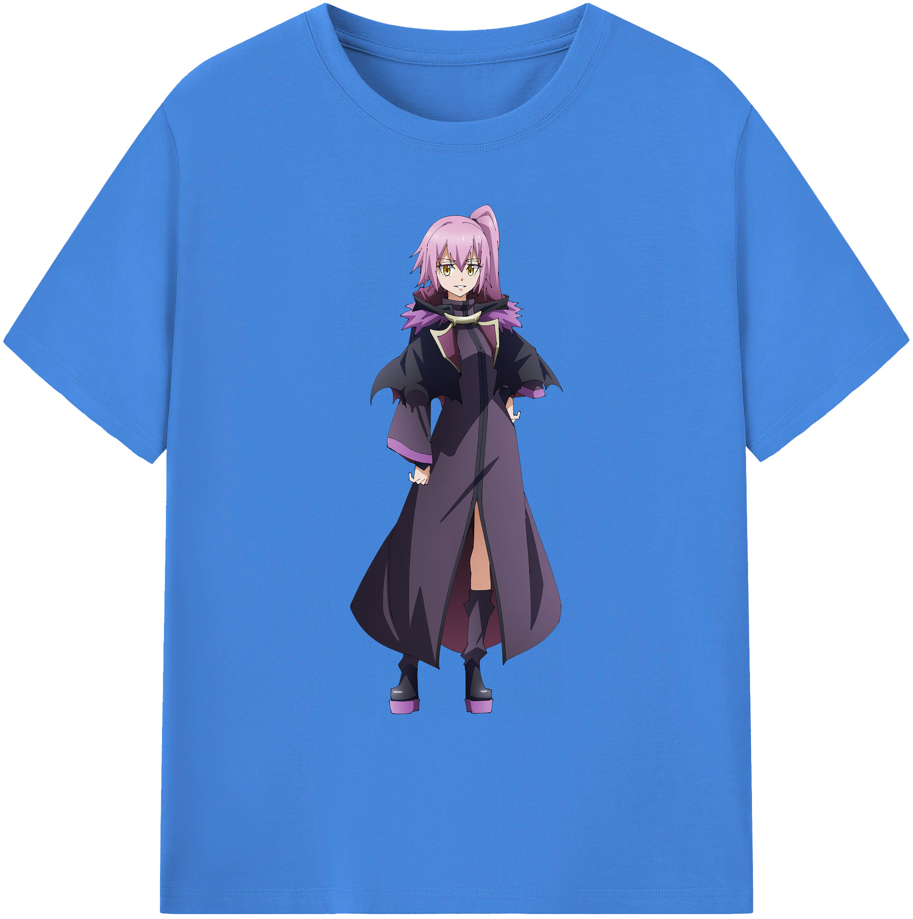 （画像用） 転スラ Regarding Reincarnated to Slime 綿100％ メンズ半袖Tシャツ｜肌触りやわらか＆通気性