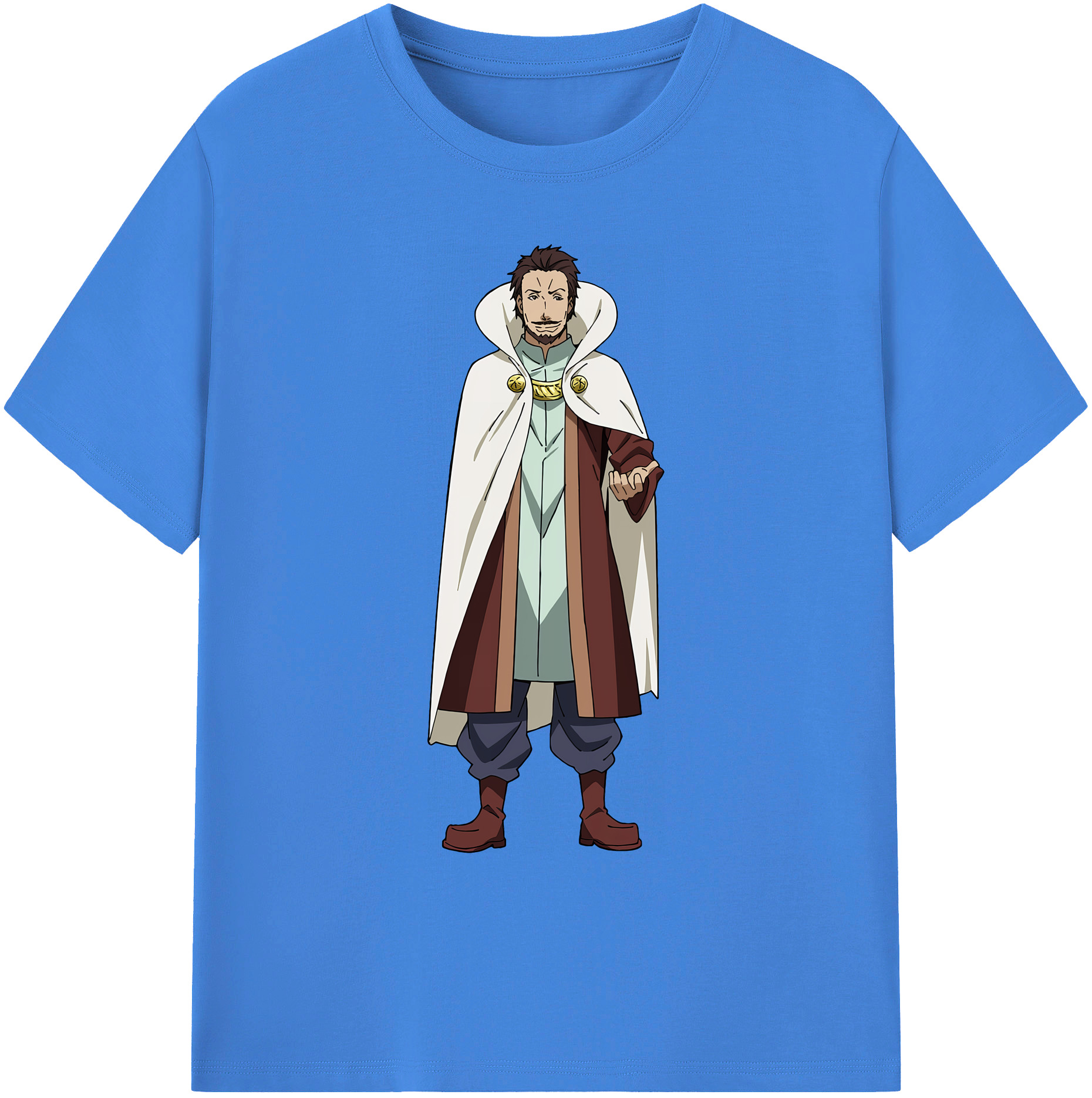 （画像用） 転スラ Regarding Reincarnated to Slime 綿100％ メンズ半袖Tシャツ｜肌触りやわらか＆通気性