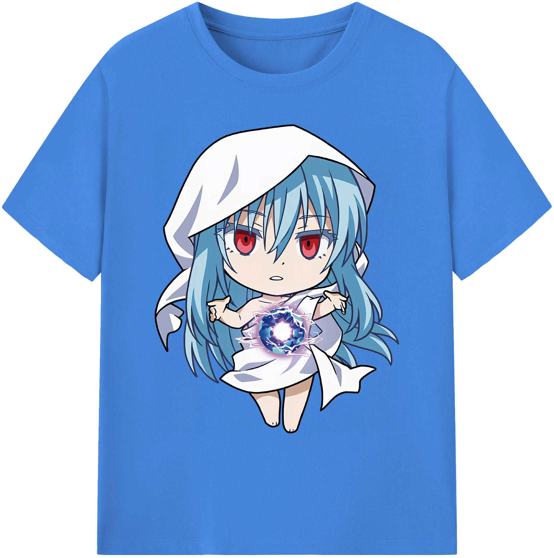 （画像用） 転スラ Regarding Reincarnated to Slime 綿100％ メンズ半袖Tシャツ｜肌触りやわらか＆通気性