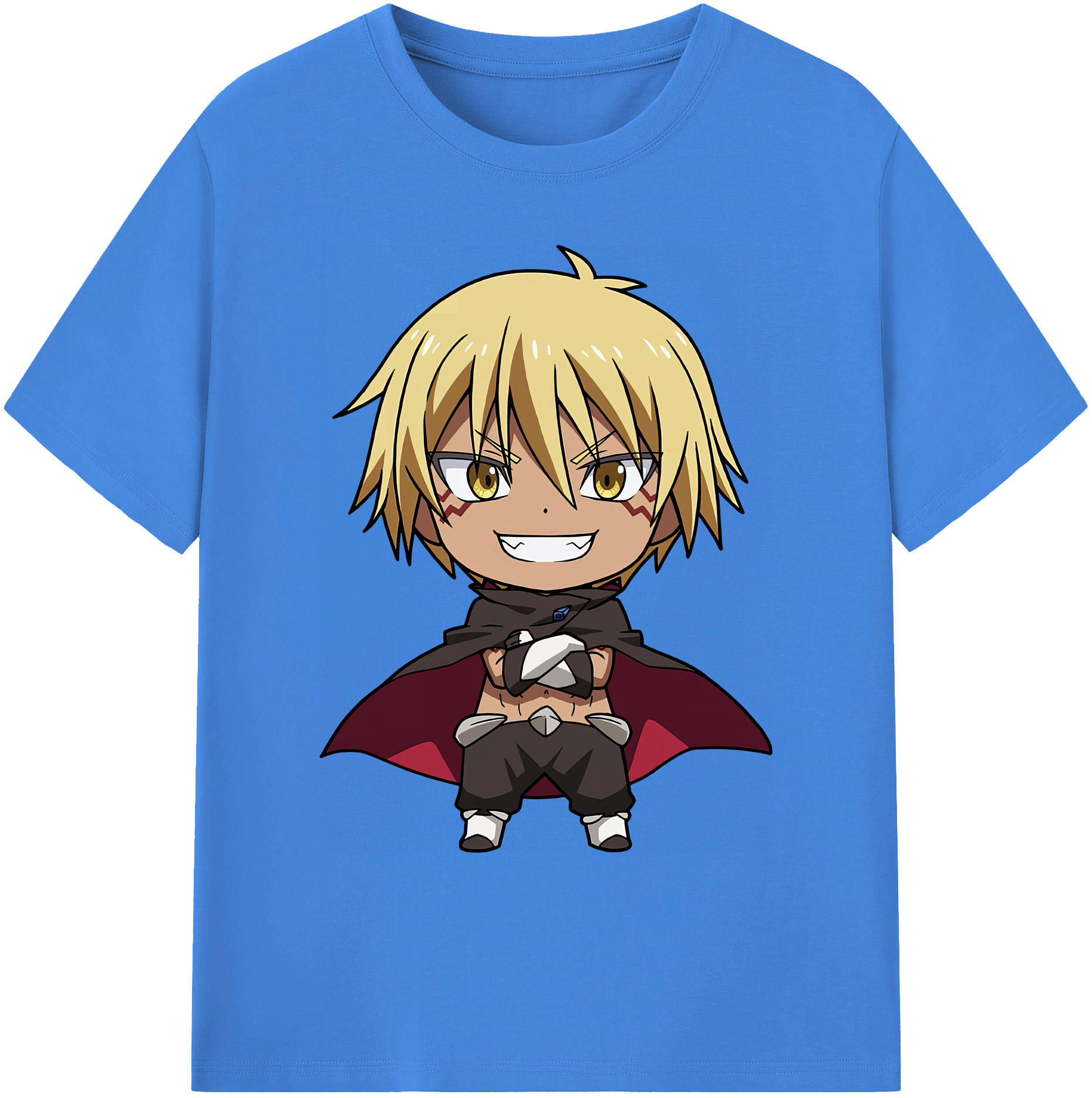 （画像用） 転スラ Regarding Reincarnated to Slime 綿100％ メンズ半袖Tシャツ｜肌触りやわらか＆通気性