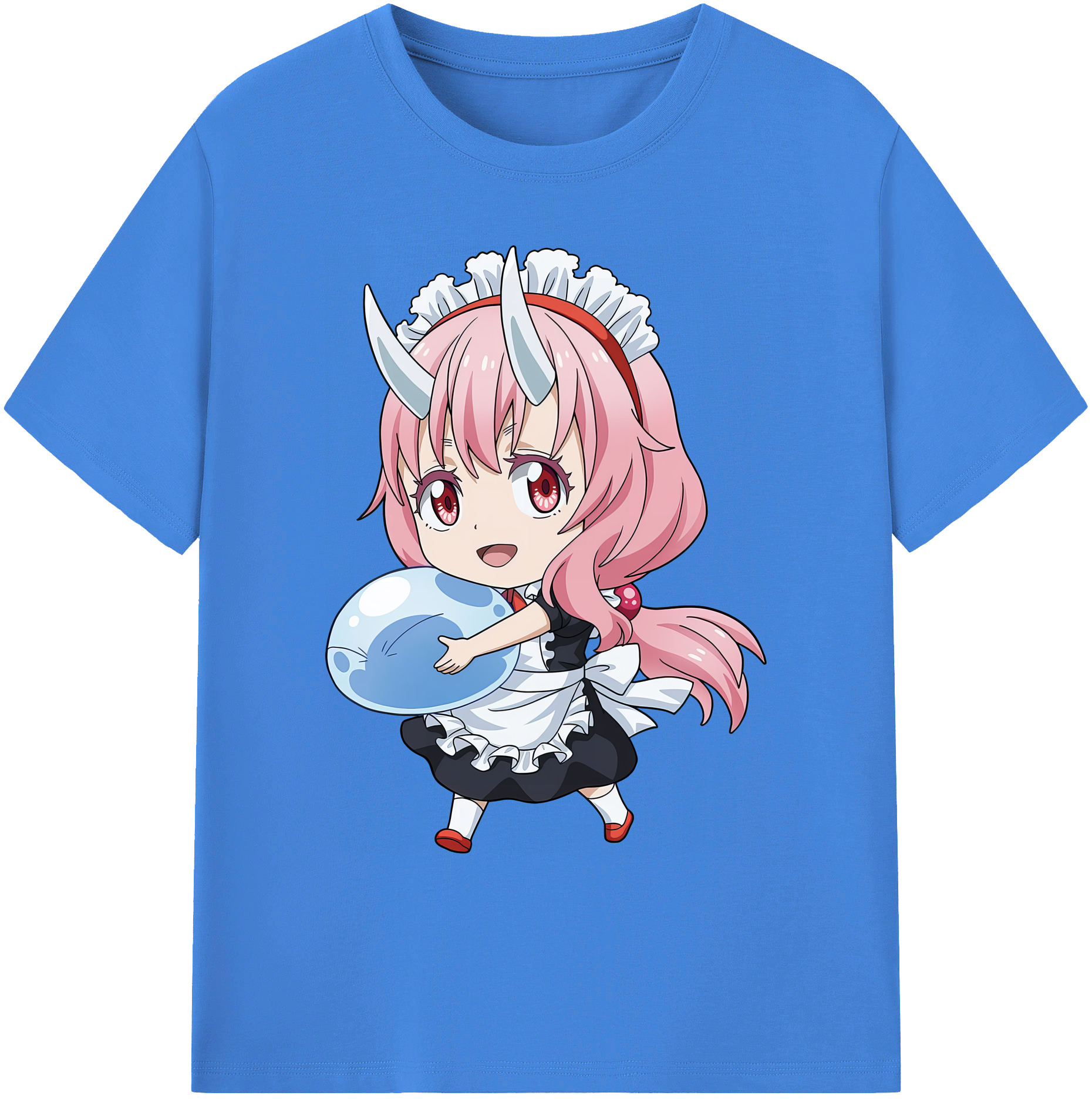 （画像用） 転スラ Regarding Reincarnated to Slime 綿100％ メンズ半袖Tシャツ｜肌触りやわらか＆通気性
