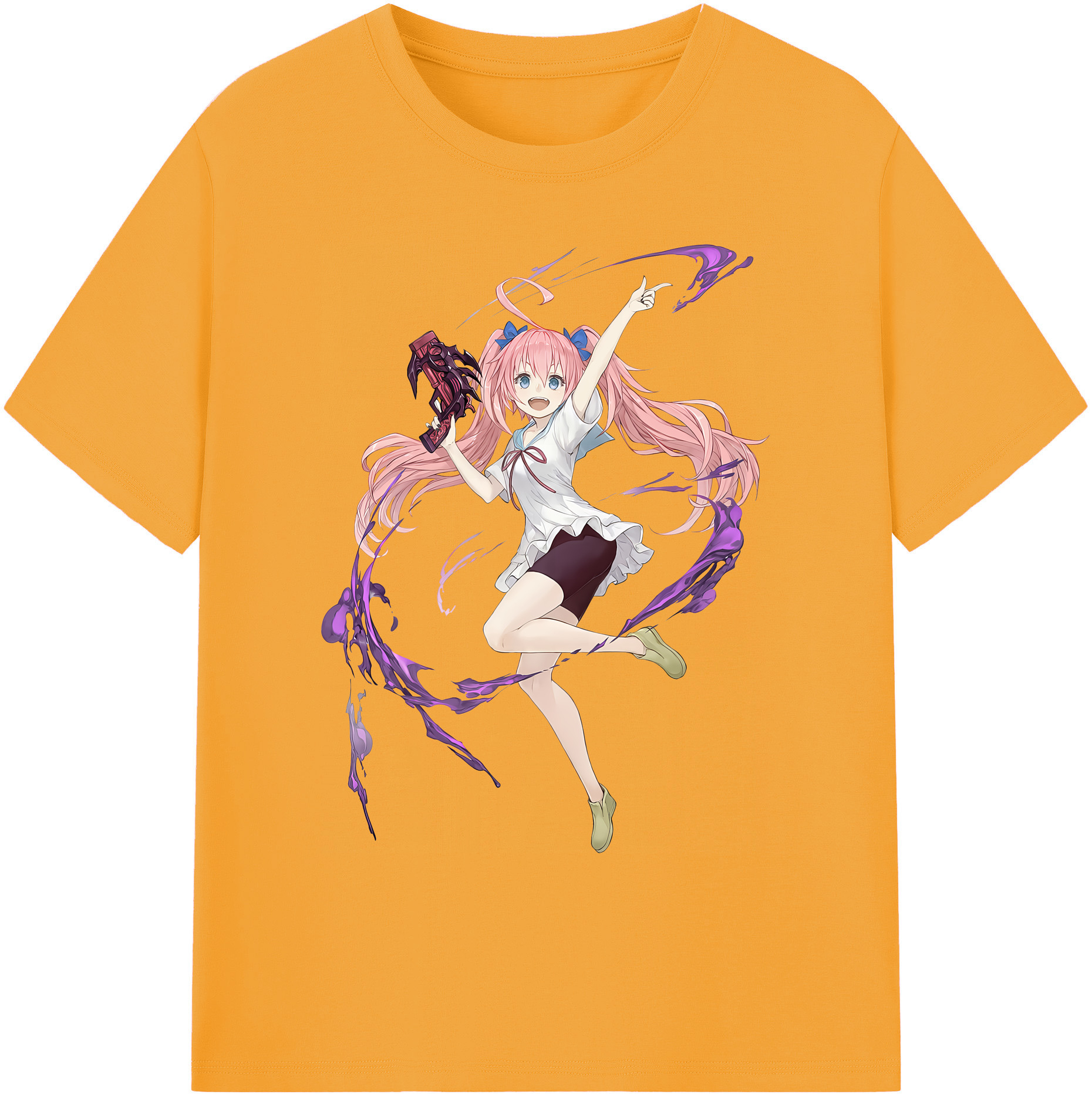 （画像用） 転スラ Regarding Reincarnated to Slime 綿100％ メンズ半袖Tシャツ｜肌触りやわらか＆通気性