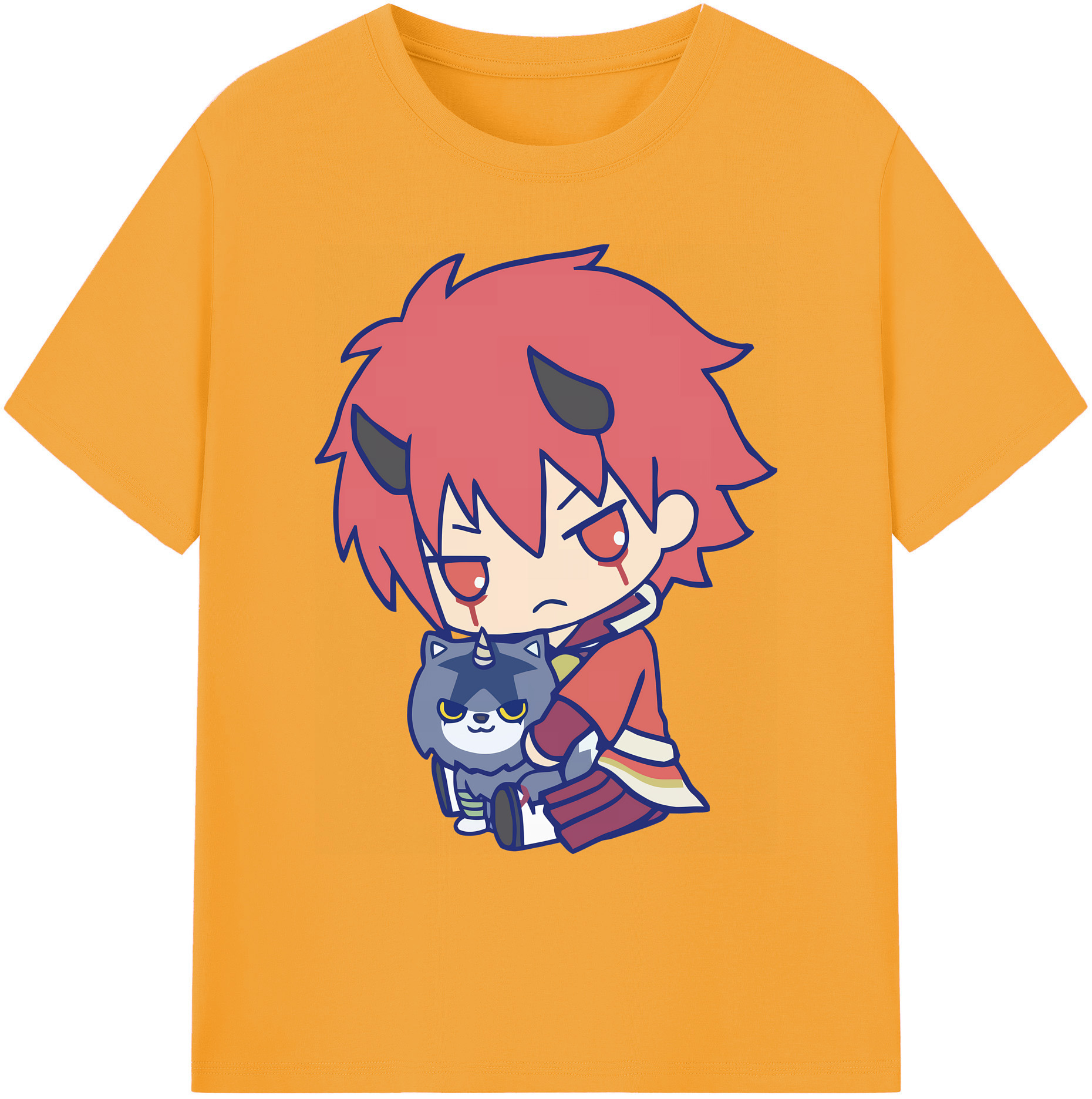 （画像用） 転スラ Regarding Reincarnated to Slime 綿100％ メンズ半袖Tシャツ｜肌触りやわらか＆通気性