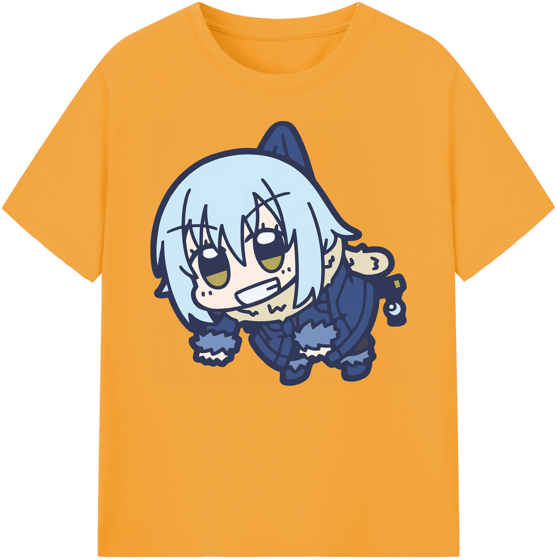 （画像用） 転スラ Regarding Reincarnated to Slime 綿100％ メンズ半袖Tシャツ｜肌触りやわらか＆通気性