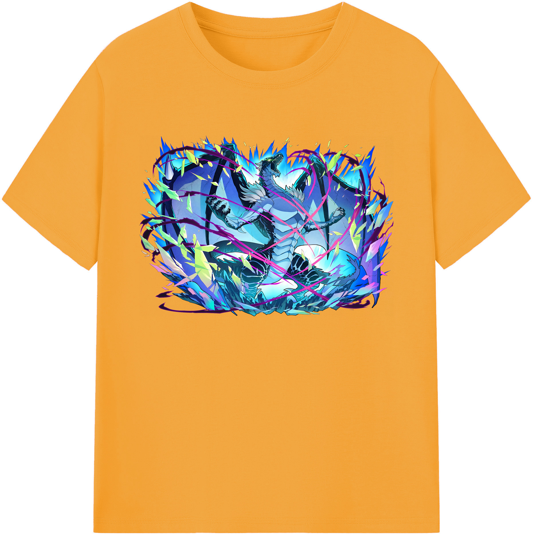（画像用） 転スラ Regarding Reincarnated to Slime 綿100％ メンズ半袖Tシャツ｜肌触りやわらか＆通気性
