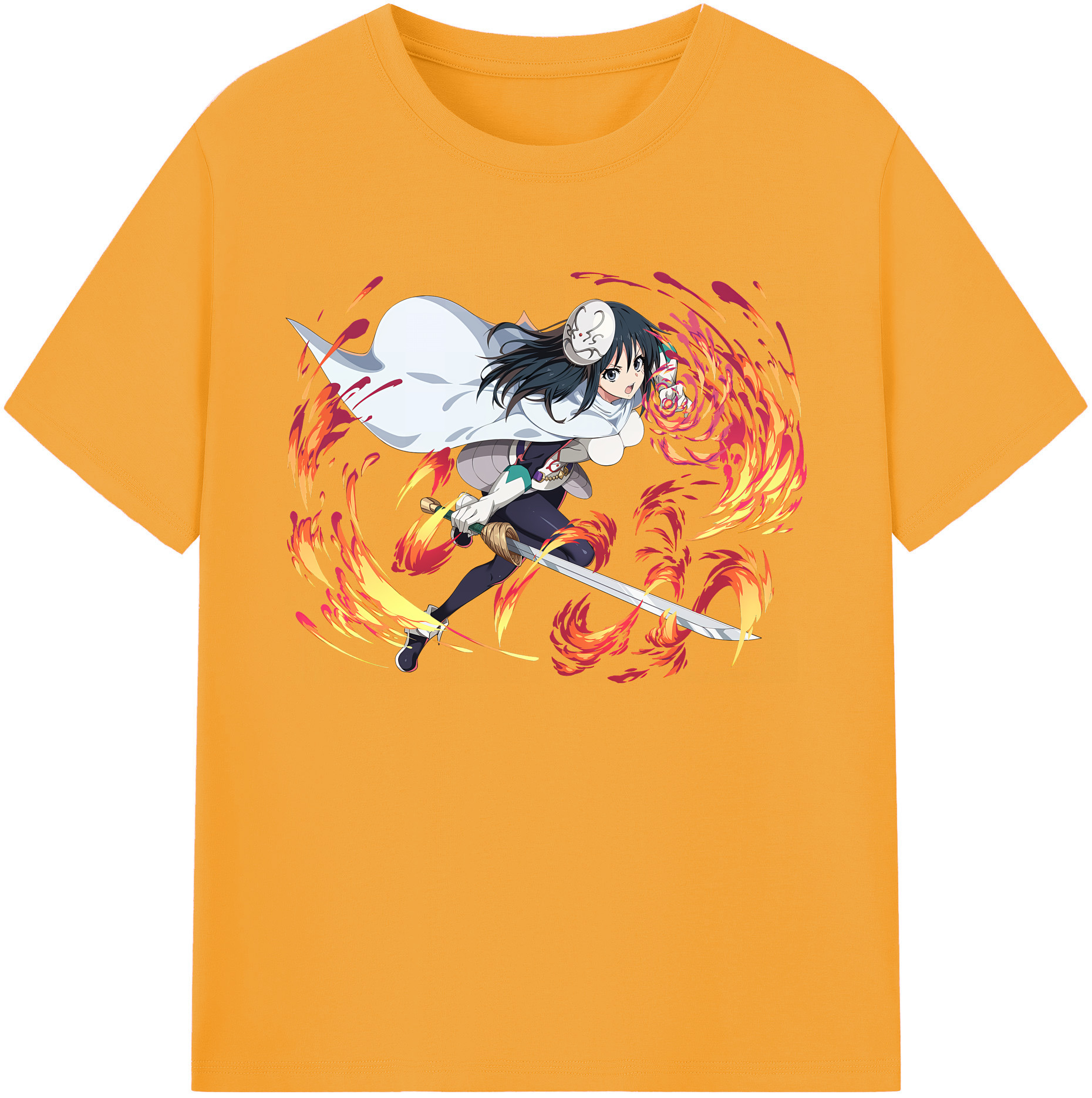 （画像用） 転スラ Regarding Reincarnated to Slime 綿100％ メンズ半袖Tシャツ｜肌触りやわらか＆通気性