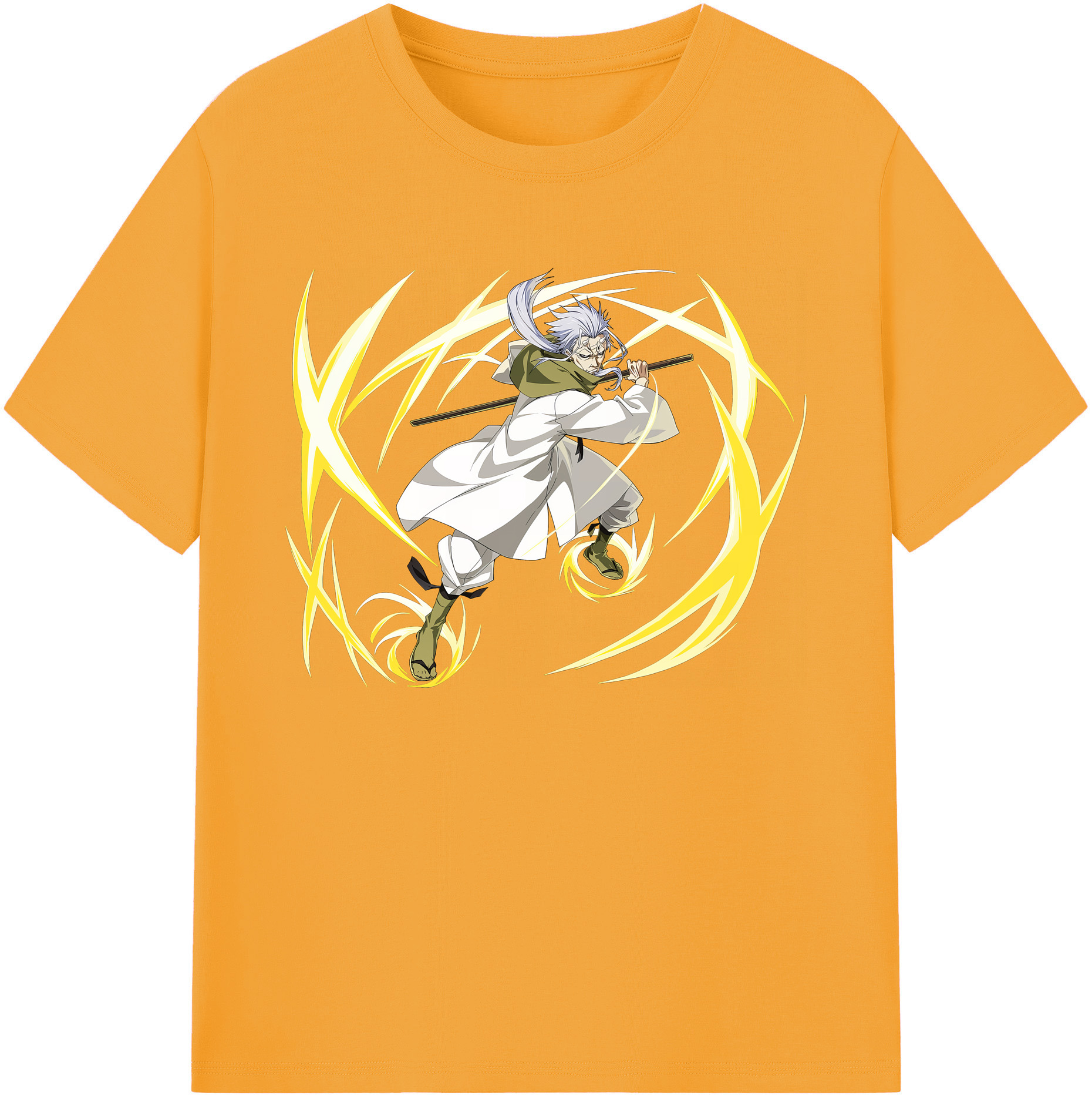 （画像用） 転スラ Regarding Reincarnated to Slime 綿100％ メンズ半袖Tシャツ｜肌触りやわらか＆通気性