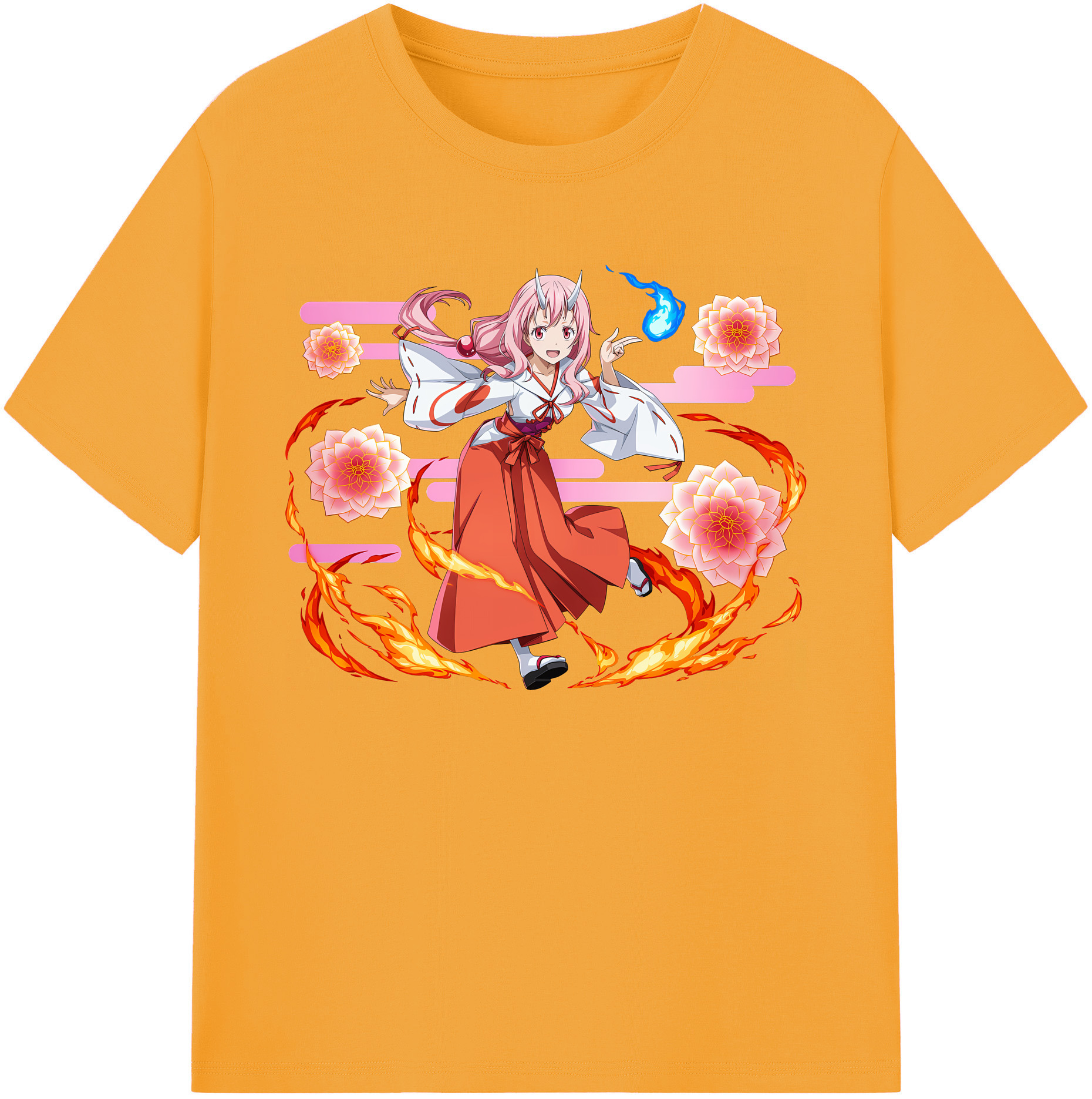 （画像用） 転スラ Regarding Reincarnated to Slime 綿100％ メンズ半袖Tシャツ｜肌触りやわらか＆通気性