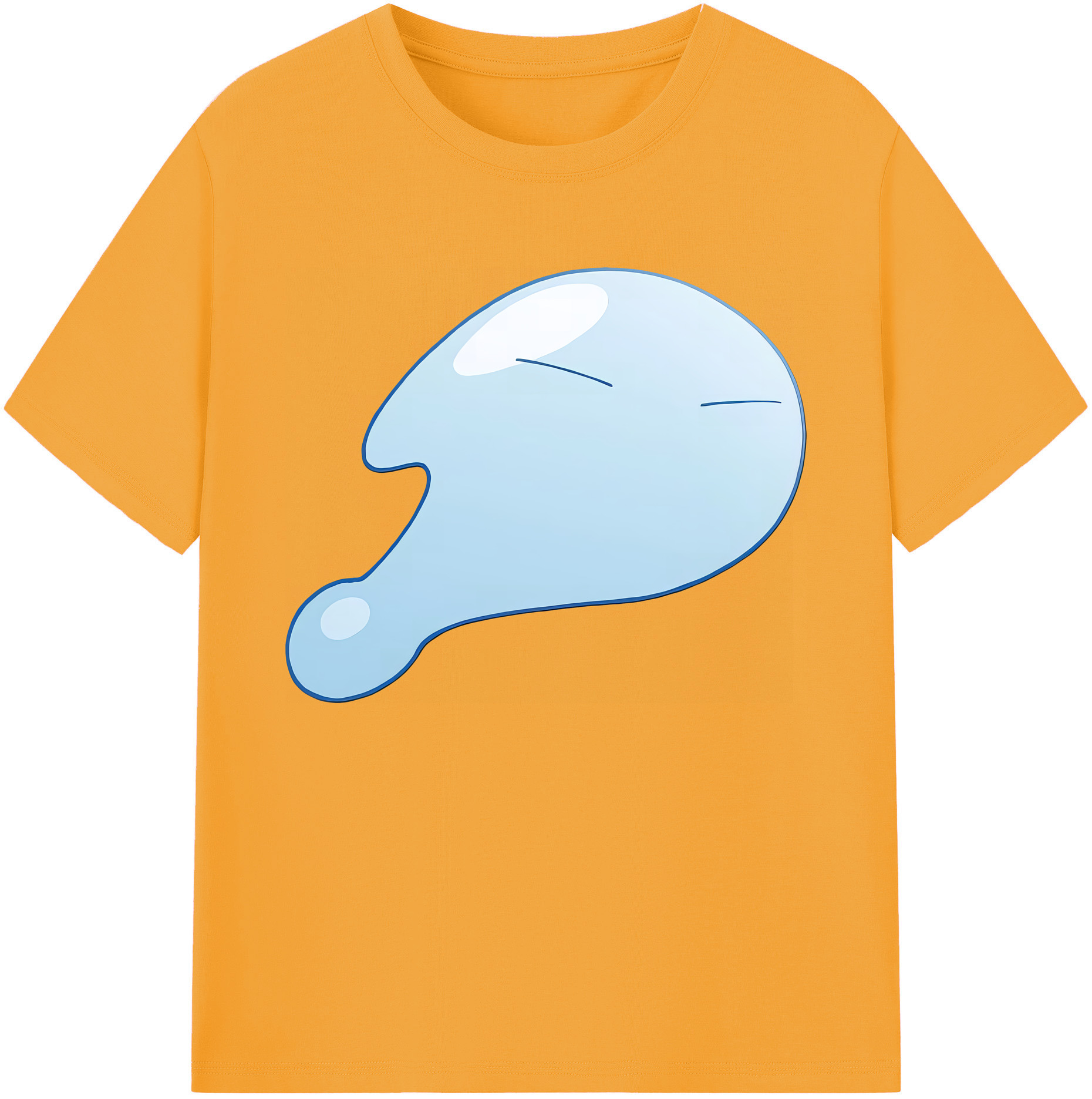 （画像用） 転スラ Regarding Reincarnated to Slime 綿100％ メンズ半袖Tシャツ｜肌触りやわらか＆通気性