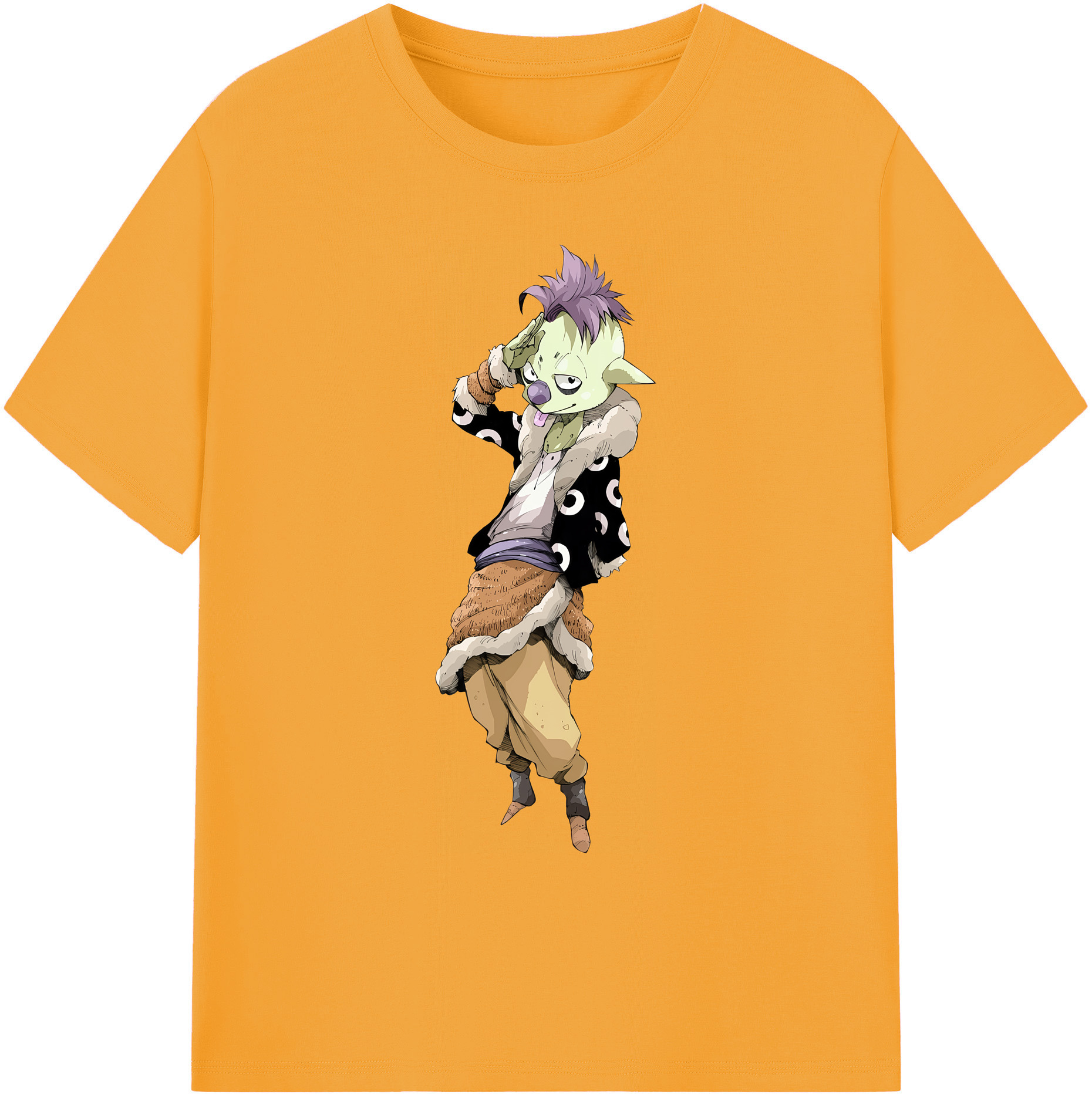 （画像用） 転スラ Regarding Reincarnated to Slime 綿100％ メンズ半袖Tシャツ｜肌触りやわらか＆通気性