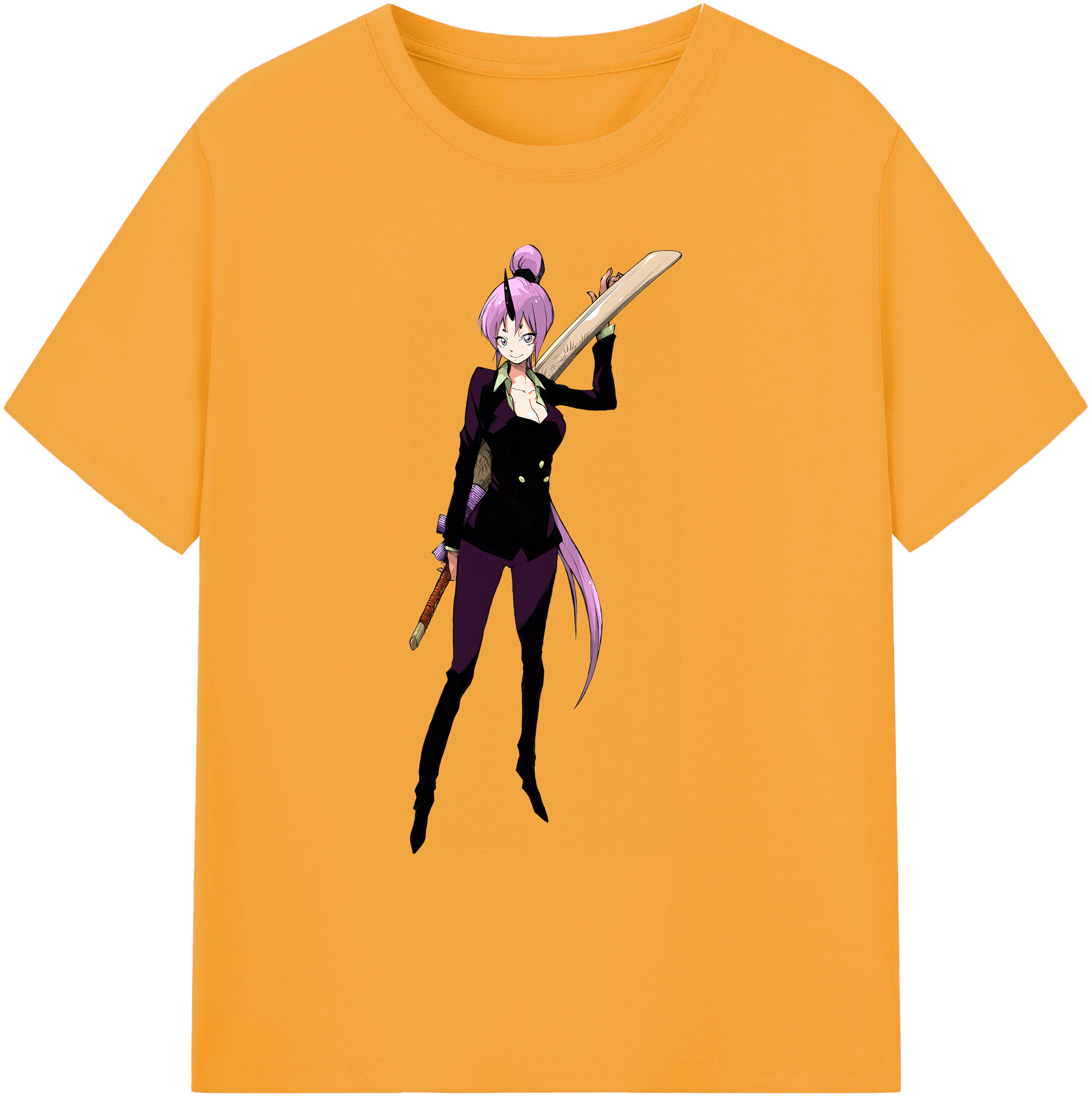 （画像用） 転スラ Regarding Reincarnated to Slime 綿100％ メンズ半袖Tシャツ｜肌触りやわらか＆通気性