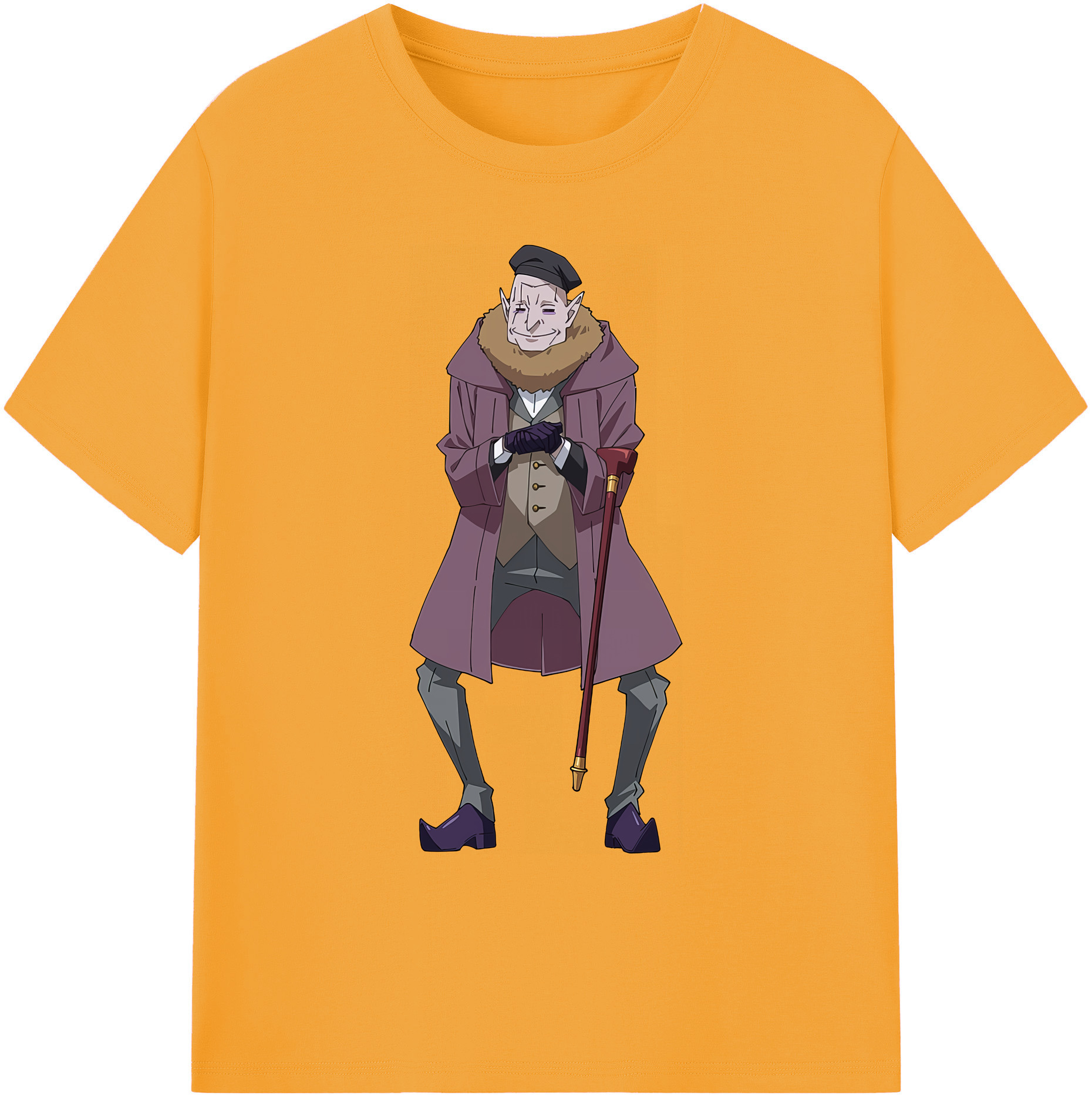 （画像用） 転スラ Regarding Reincarnated to Slime 綿100％ メンズ半袖Tシャツ｜肌触りやわらか＆通気性