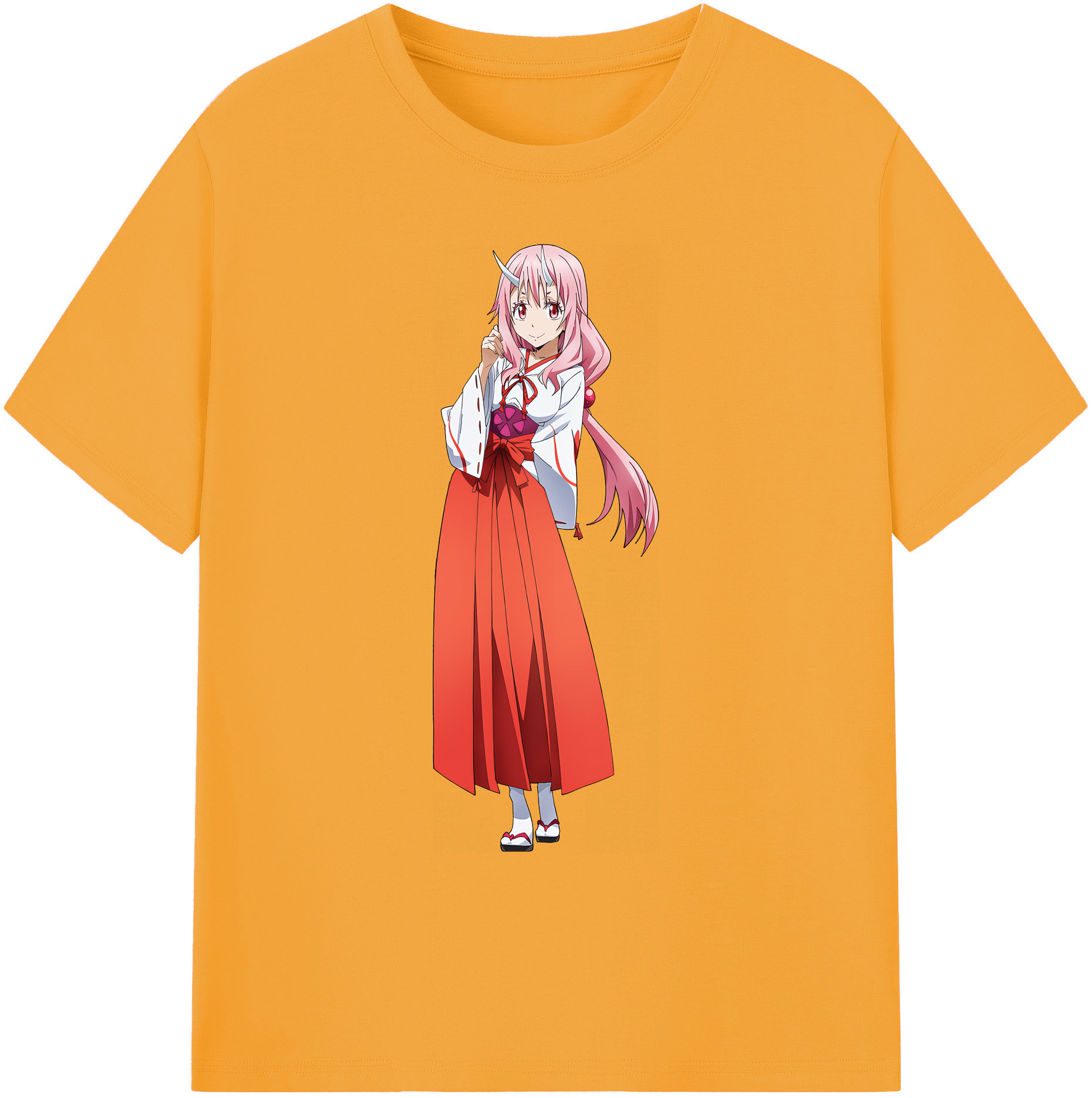 （画像用） 転スラ Regarding Reincarnated to Slime 綿100％ メンズ半袖Tシャツ｜肌触りやわらか＆通気性