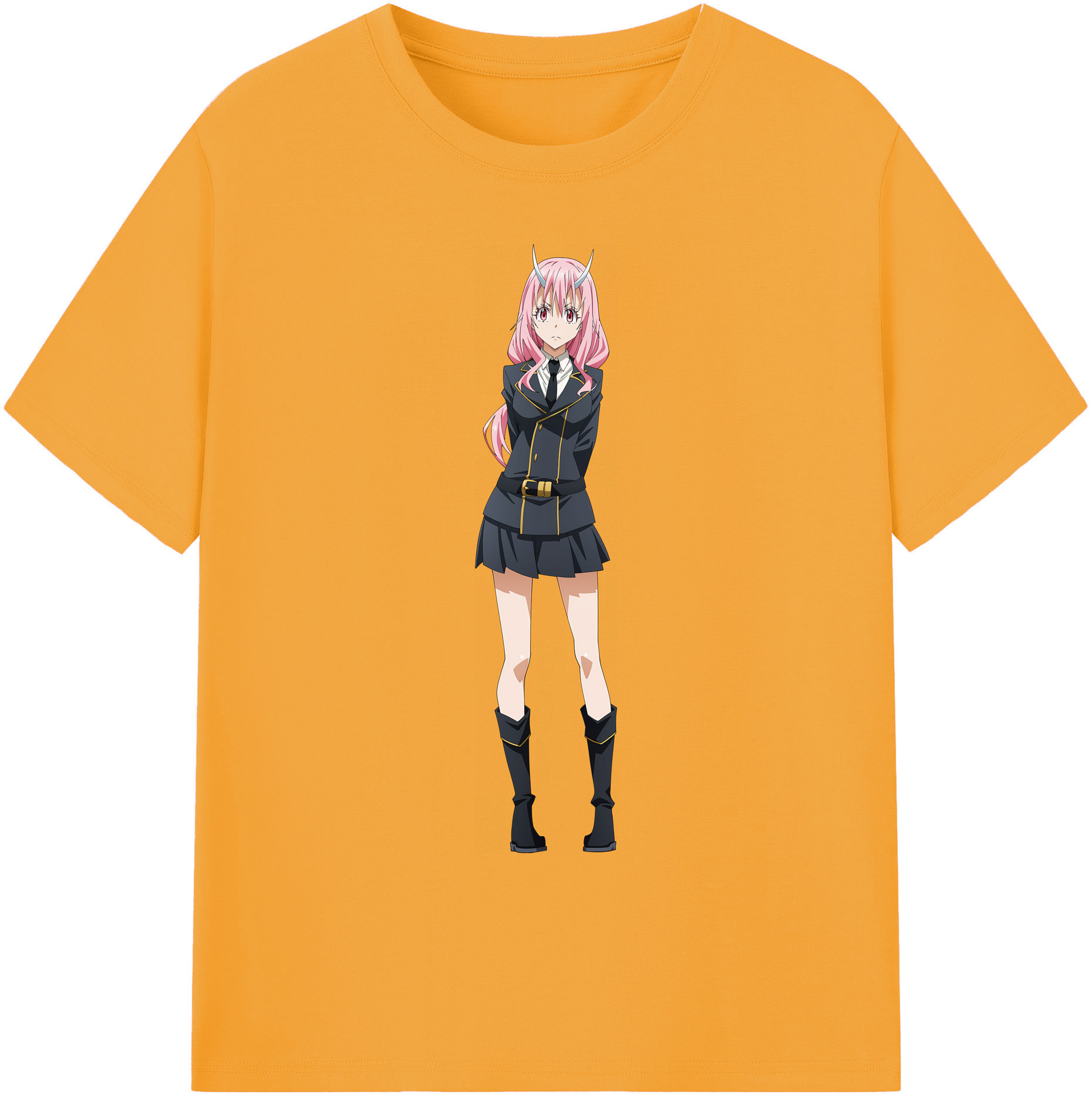 （画像用） 転スラ Regarding Reincarnated to Slime 綿100％ メンズ半袖Tシャツ｜肌触りやわらか＆通気性