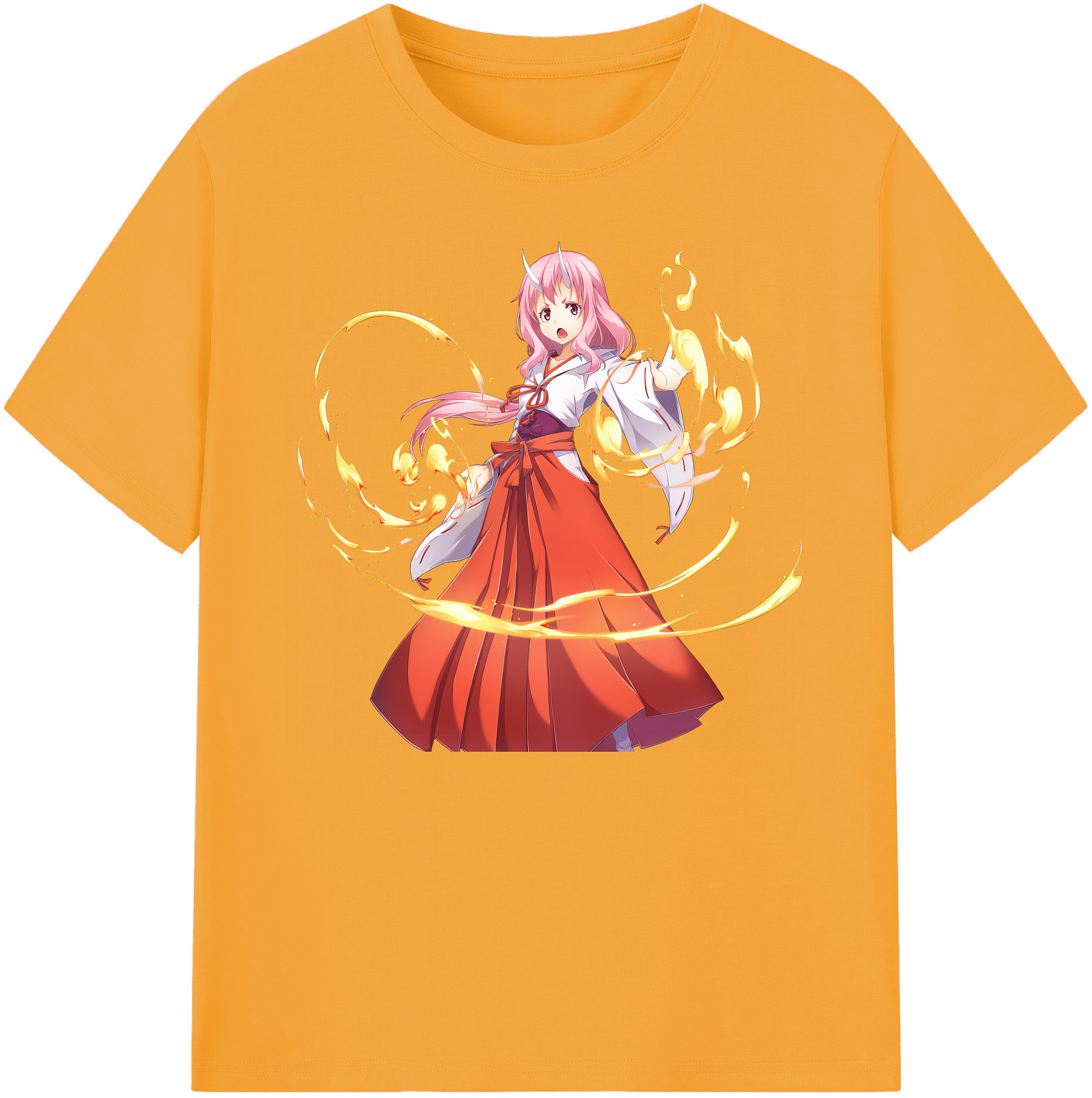 （画像用） 転スラ Regarding Reincarnated to Slime 綿100％ メンズ半袖Tシャツ｜肌触りやわらか＆通気性