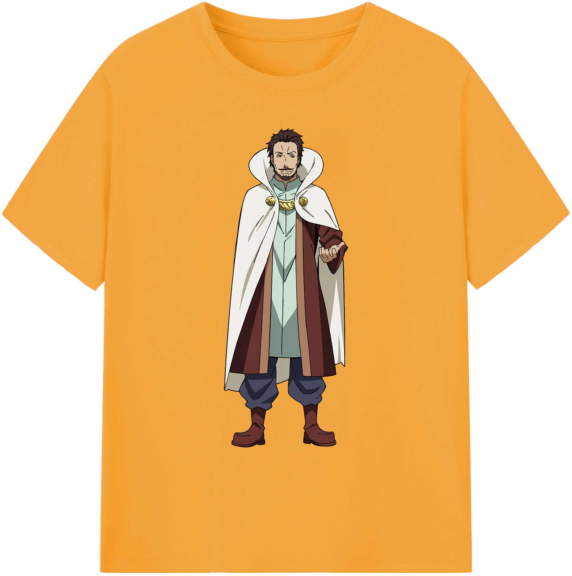 （画像用） 転スラ Regarding Reincarnated to Slime 綿100％ メンズ半袖Tシャツ｜肌触りやわらか＆通気性