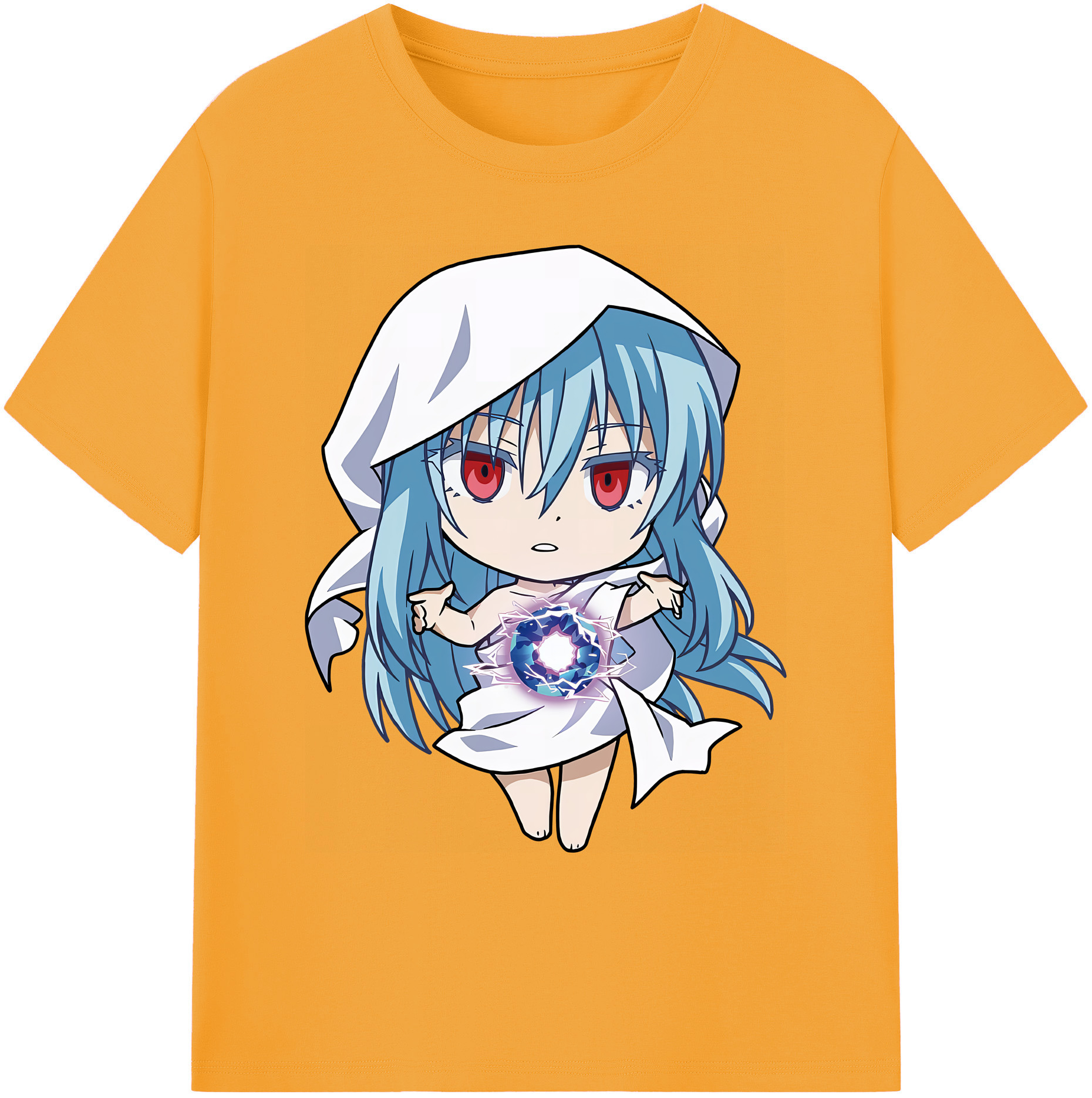 （画像用） 転スラ Regarding Reincarnated to Slime 綿100％ メンズ半袖Tシャツ｜肌触りやわらか＆通気性