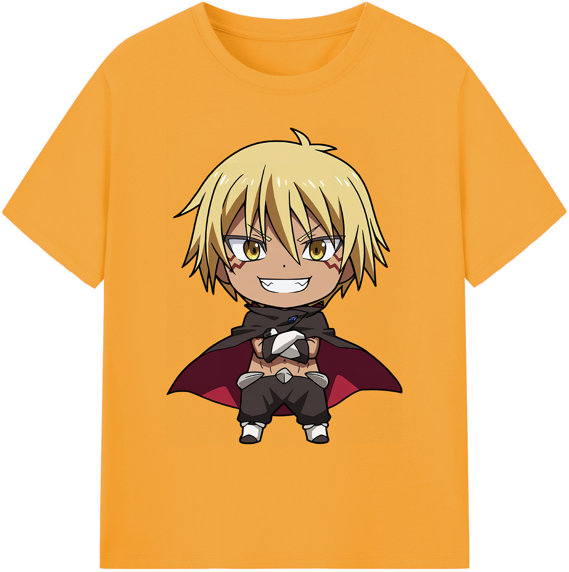（画像用） 転スラ Regarding Reincarnated to Slime 綿100％ メンズ半袖Tシャツ｜肌触りやわらか＆通気性