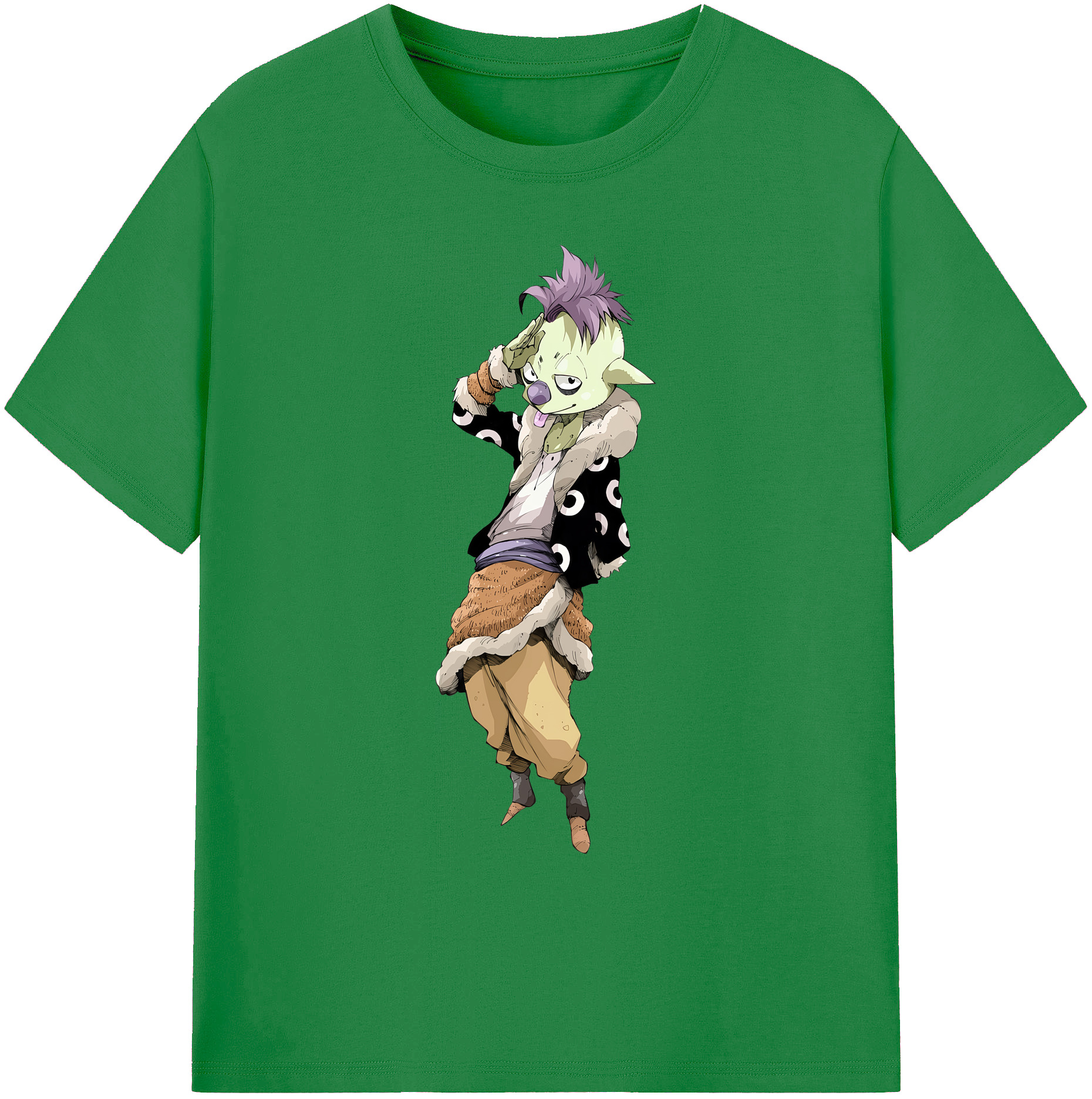 （画像用） 転スラ Regarding Reincarnated to Slime 綿100％ メンズ半袖Tシャツ｜肌触りやわらか＆通気性