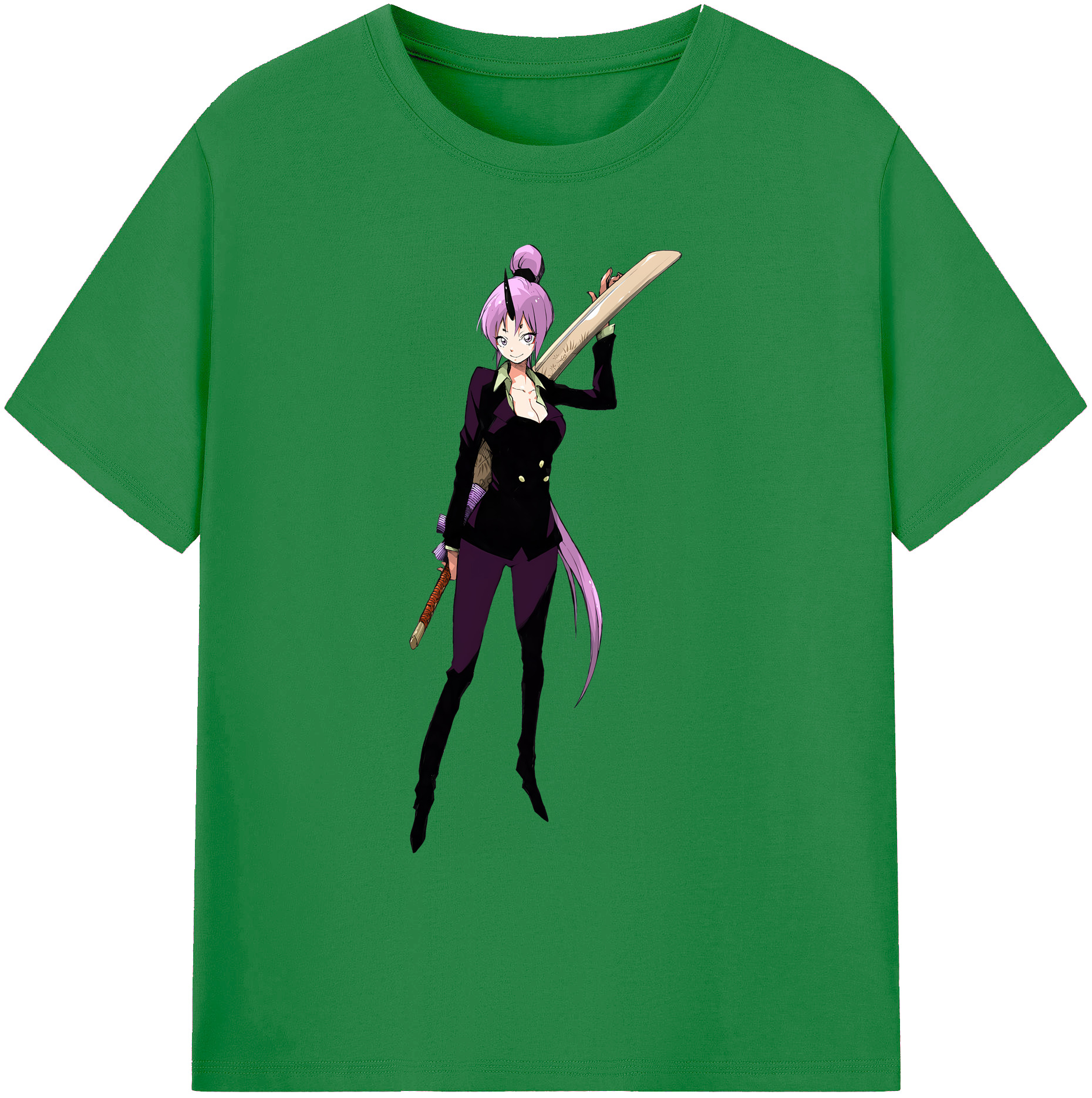 （画像用） 転スラ Regarding Reincarnated to Slime 綿100％ メンズ半袖Tシャツ｜肌触りやわらか＆通気性