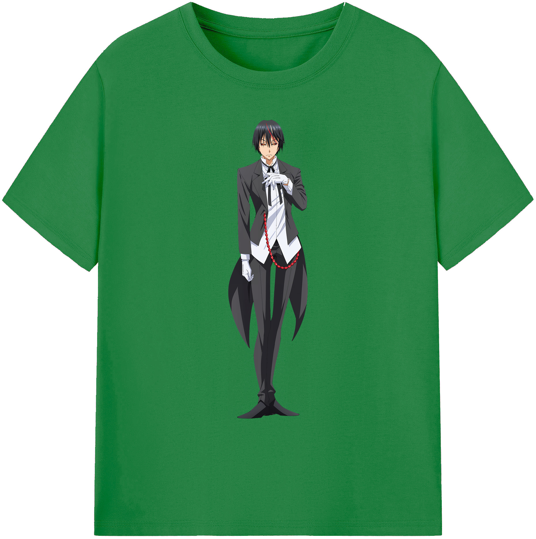 （画像用） 転スラ Regarding Reincarnated to Slime 綿100％ メンズ半袖Tシャツ｜肌触りやわらか＆通気性