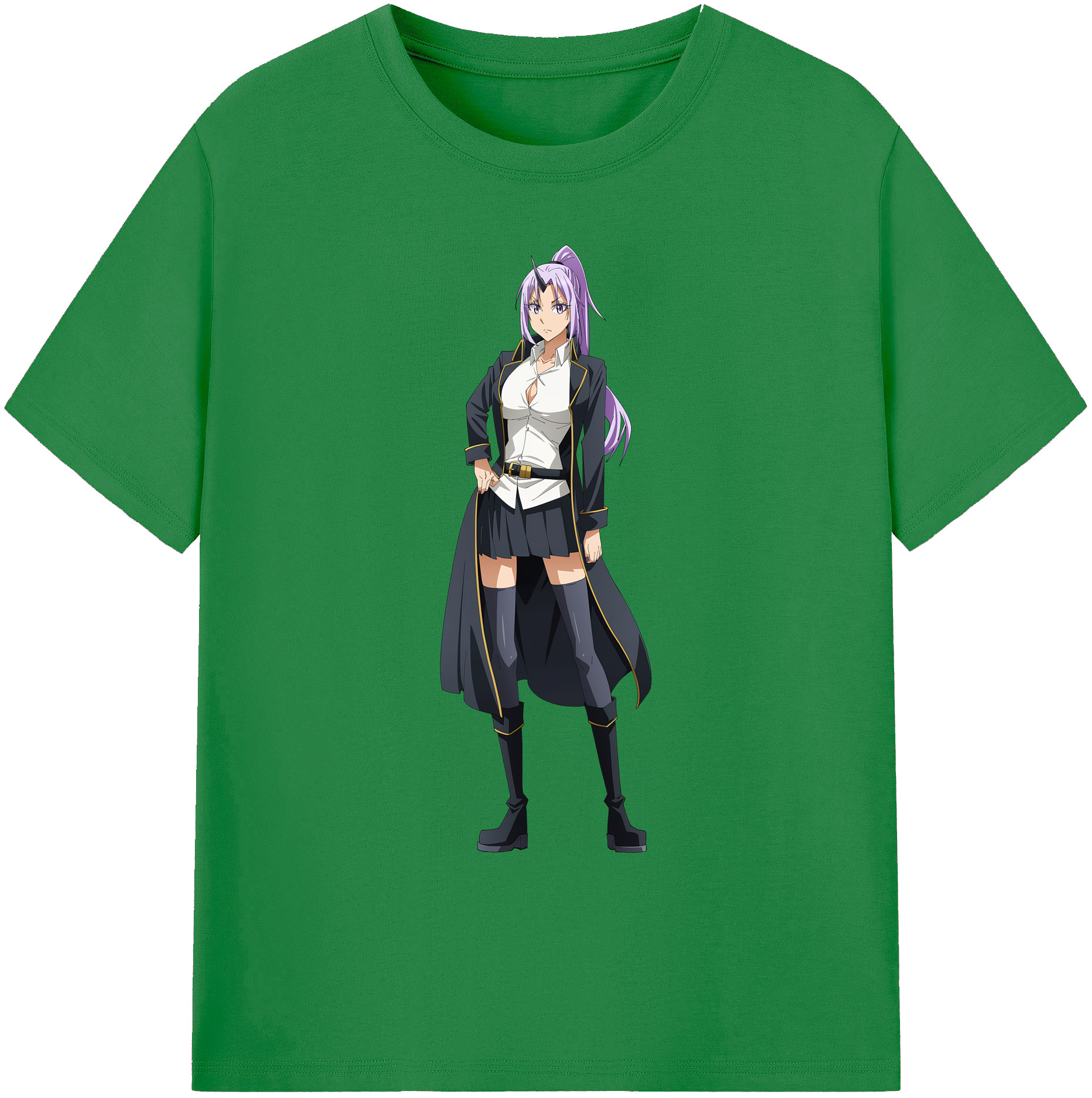 （画像用） 転スラ Regarding Reincarnated to Slime 綿100％ メンズ半袖Tシャツ｜肌触りやわらか＆通気性