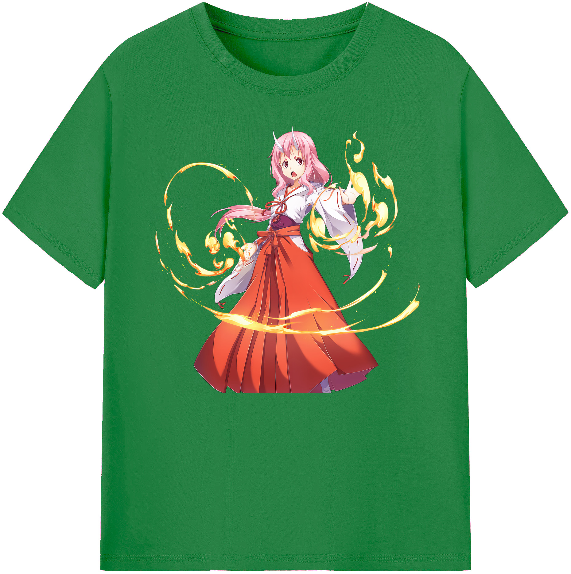 （画像用） 転スラ Regarding Reincarnated to Slime 綿100％ メンズ半袖Tシャツ｜肌触りやわらか＆通気性
