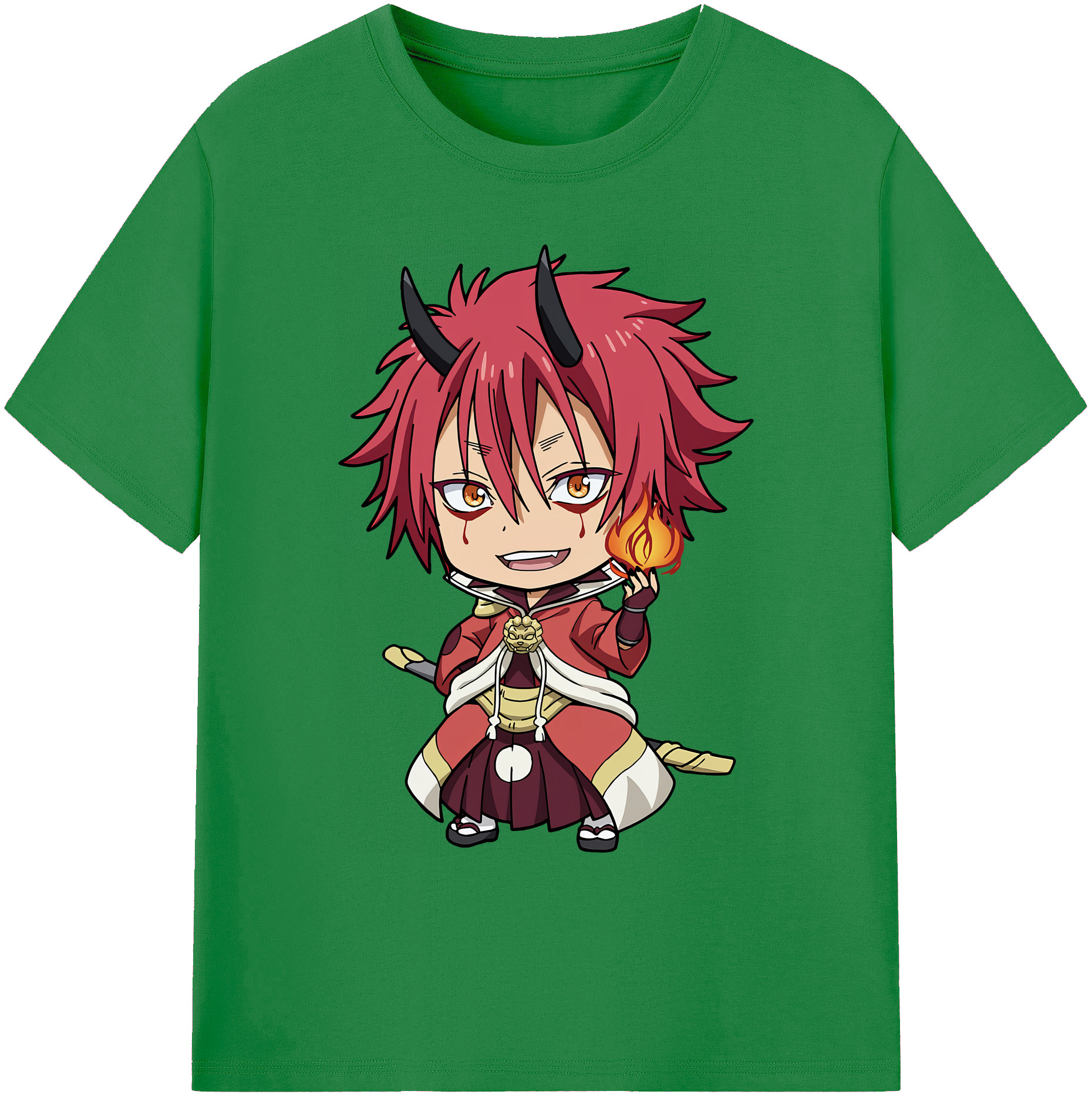 （画像用） 転スラ Regarding Reincarnated to Slime 綿100％ メンズ半袖Tシャツ｜肌触りやわらか＆通気性