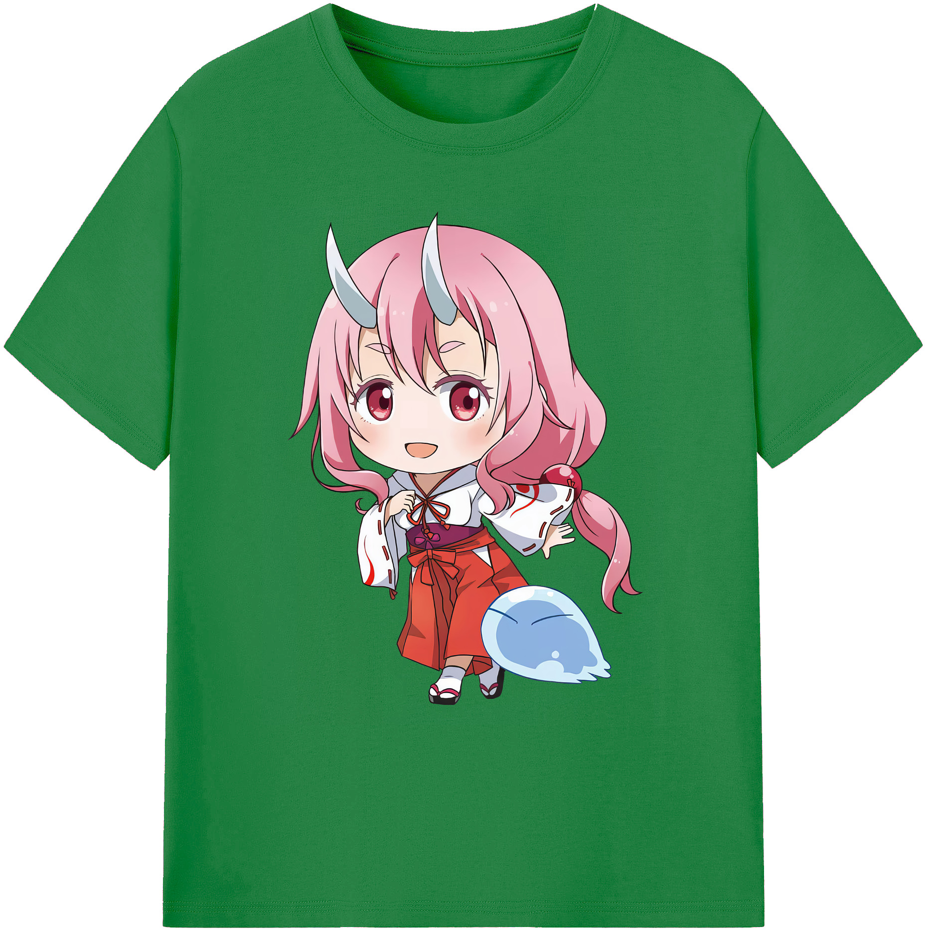 （画像用） 転スラ Regarding Reincarnated to Slime 綿100％ メンズ半袖Tシャツ｜肌触りやわらか＆通気性