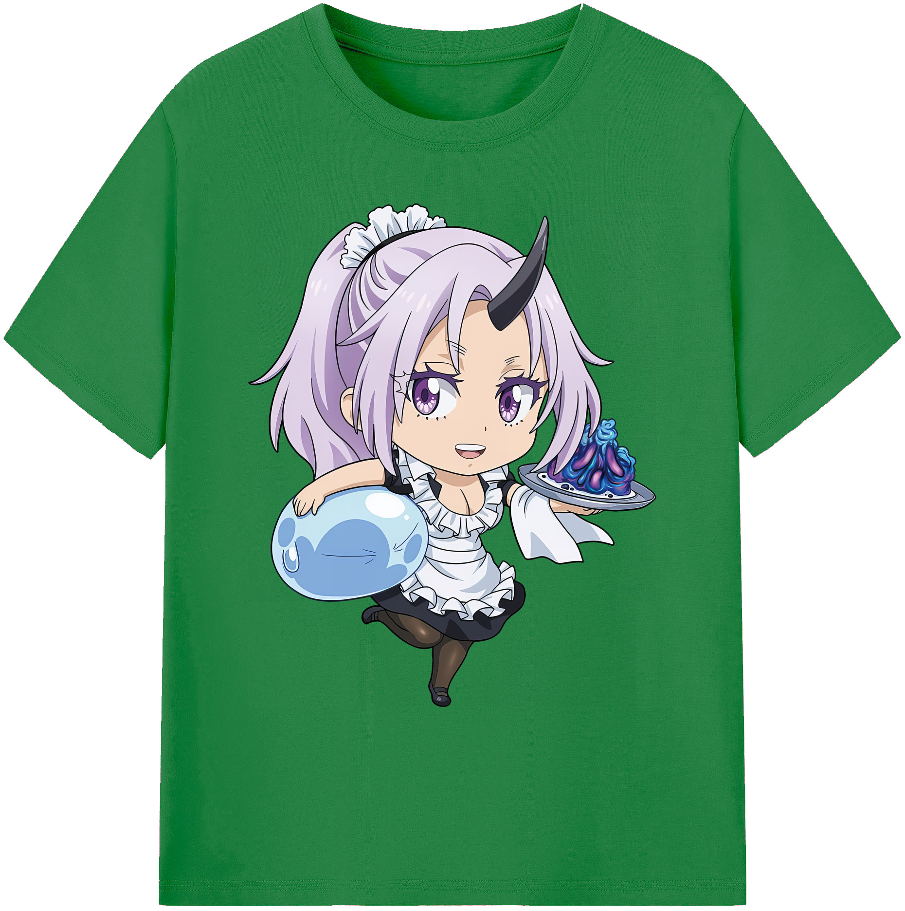 （画像用） 転スラ Regarding Reincarnated to Slime 綿100％ メンズ半袖Tシャツ｜肌触りやわらか＆通気性
