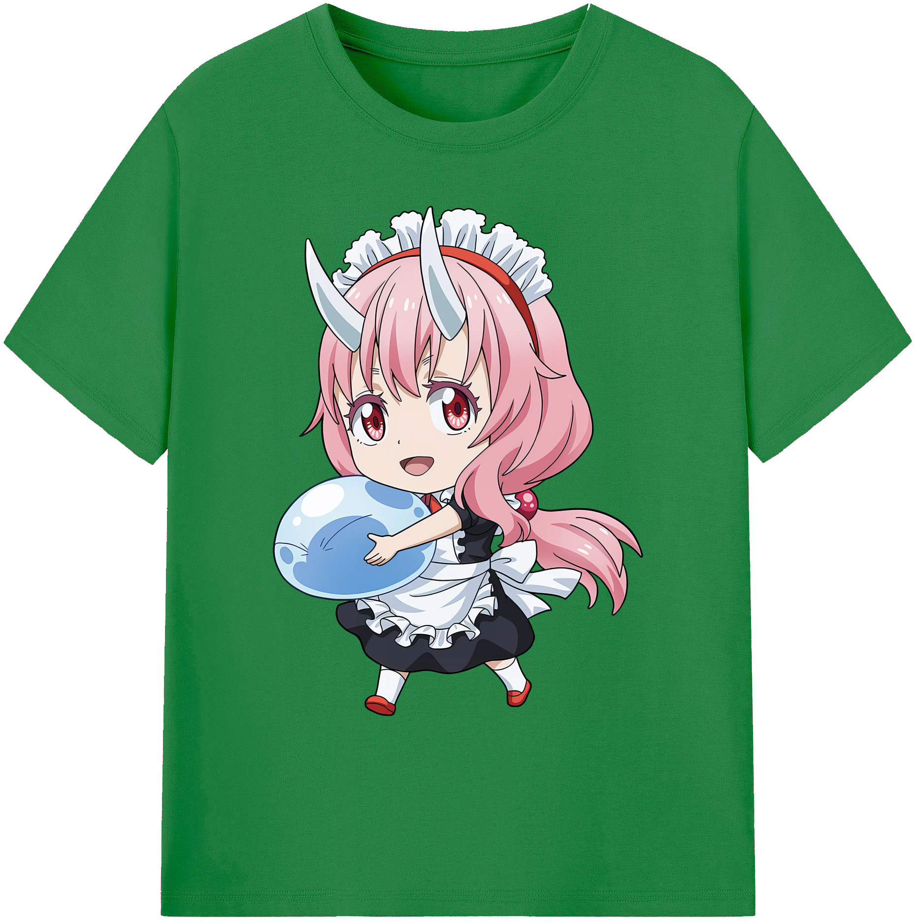 （画像用） 転スラ Regarding Reincarnated to Slime 綿100％ メンズ半袖Tシャツ｜肌触りやわらか＆通気性