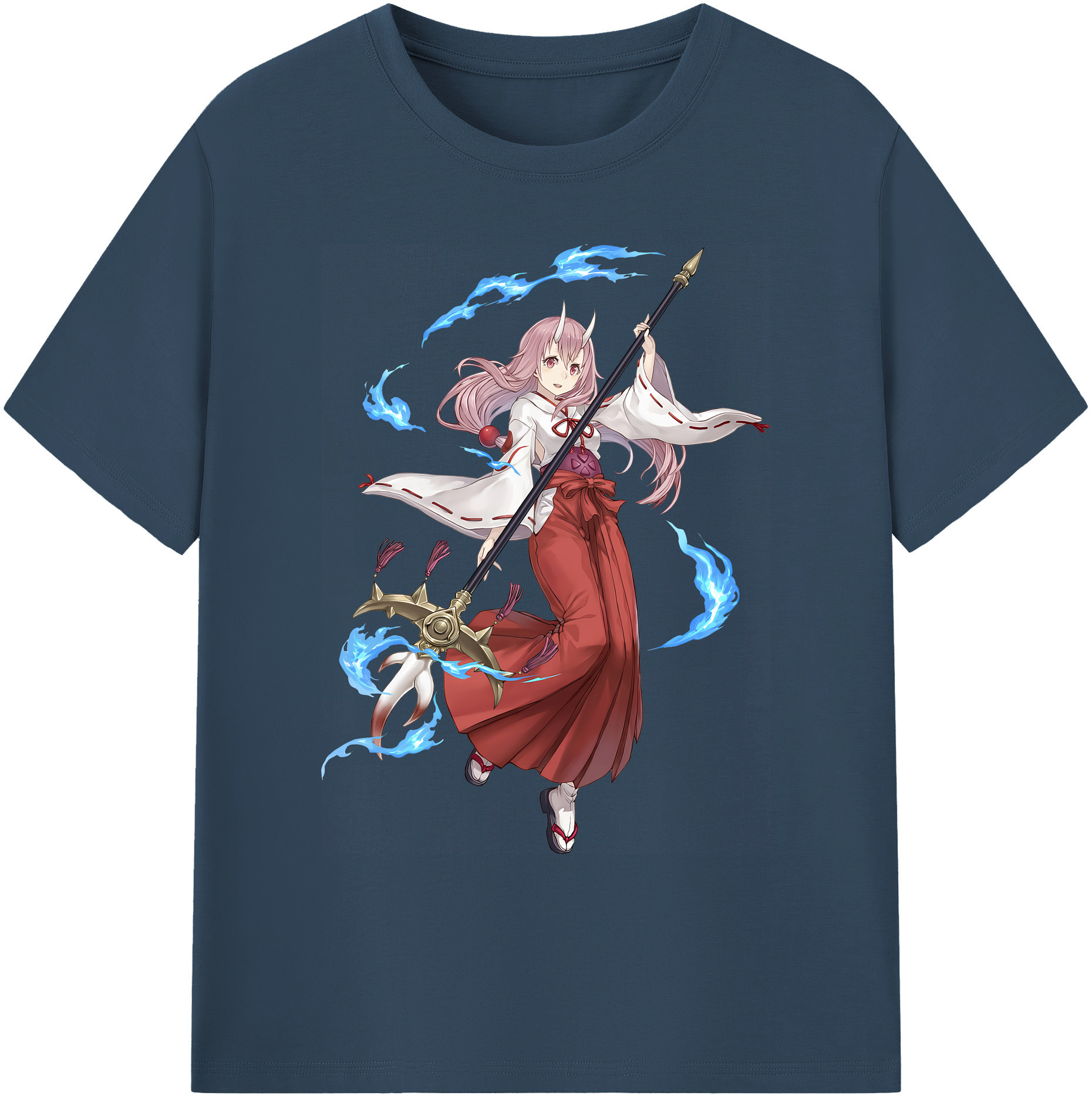 （画像用） 転スラ Regarding Reincarnated to Slime 綿100％ メンズ半袖Tシャツ｜肌触りやわらか＆通気性